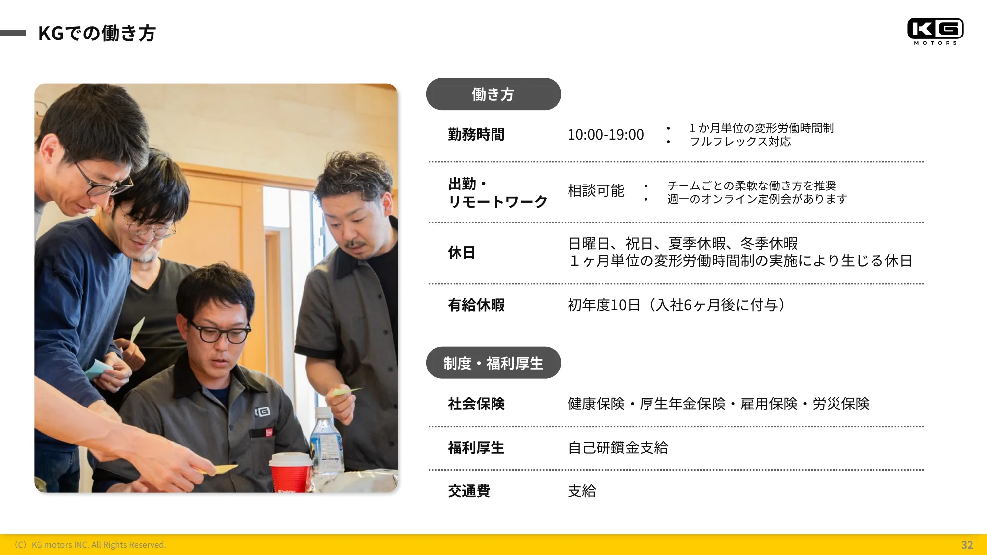 KGモーターズ会社紹介資料