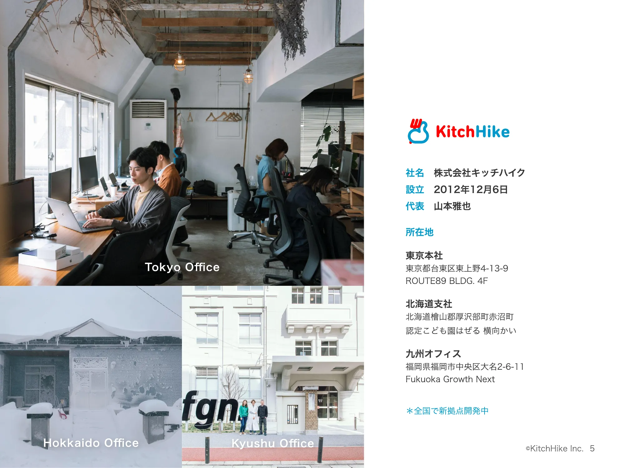 KitchHike｜COMPANY DECK