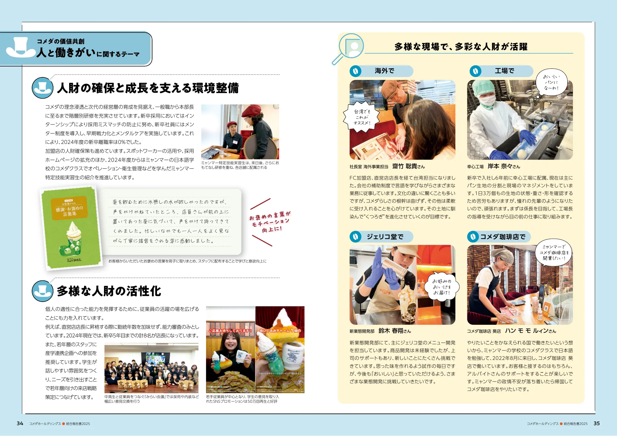 コメダホールディングス 統合報告書 2025