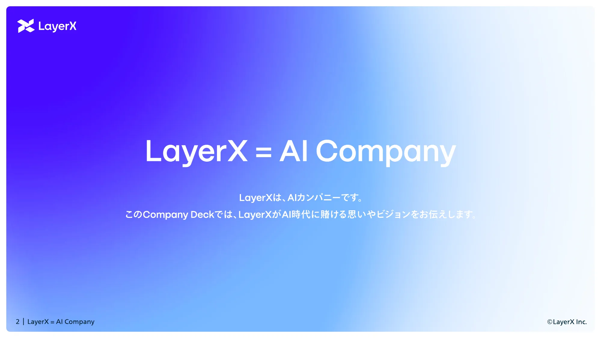 LayerX Company Deck