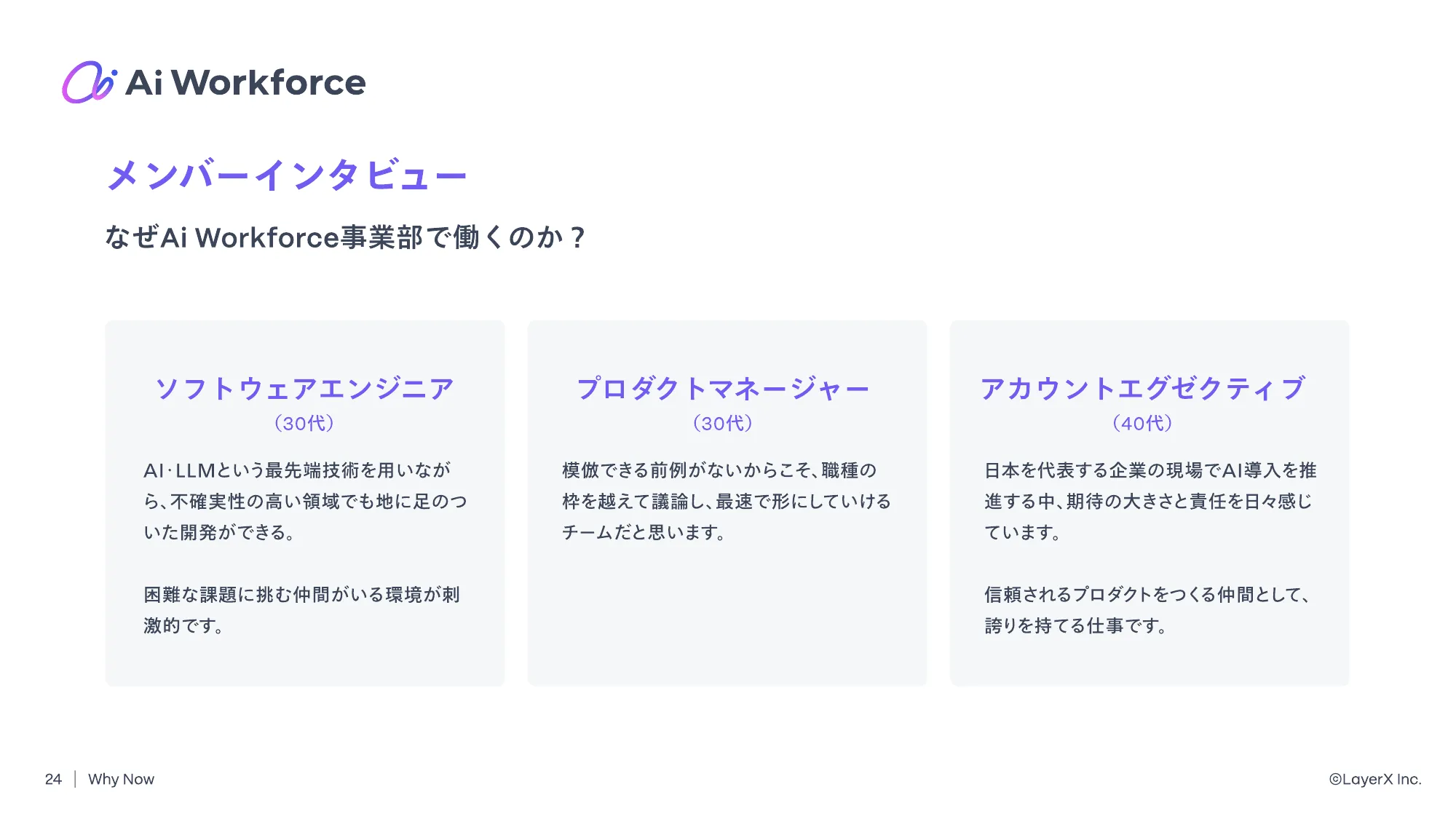 LayerX Ai Workforce Division Deck