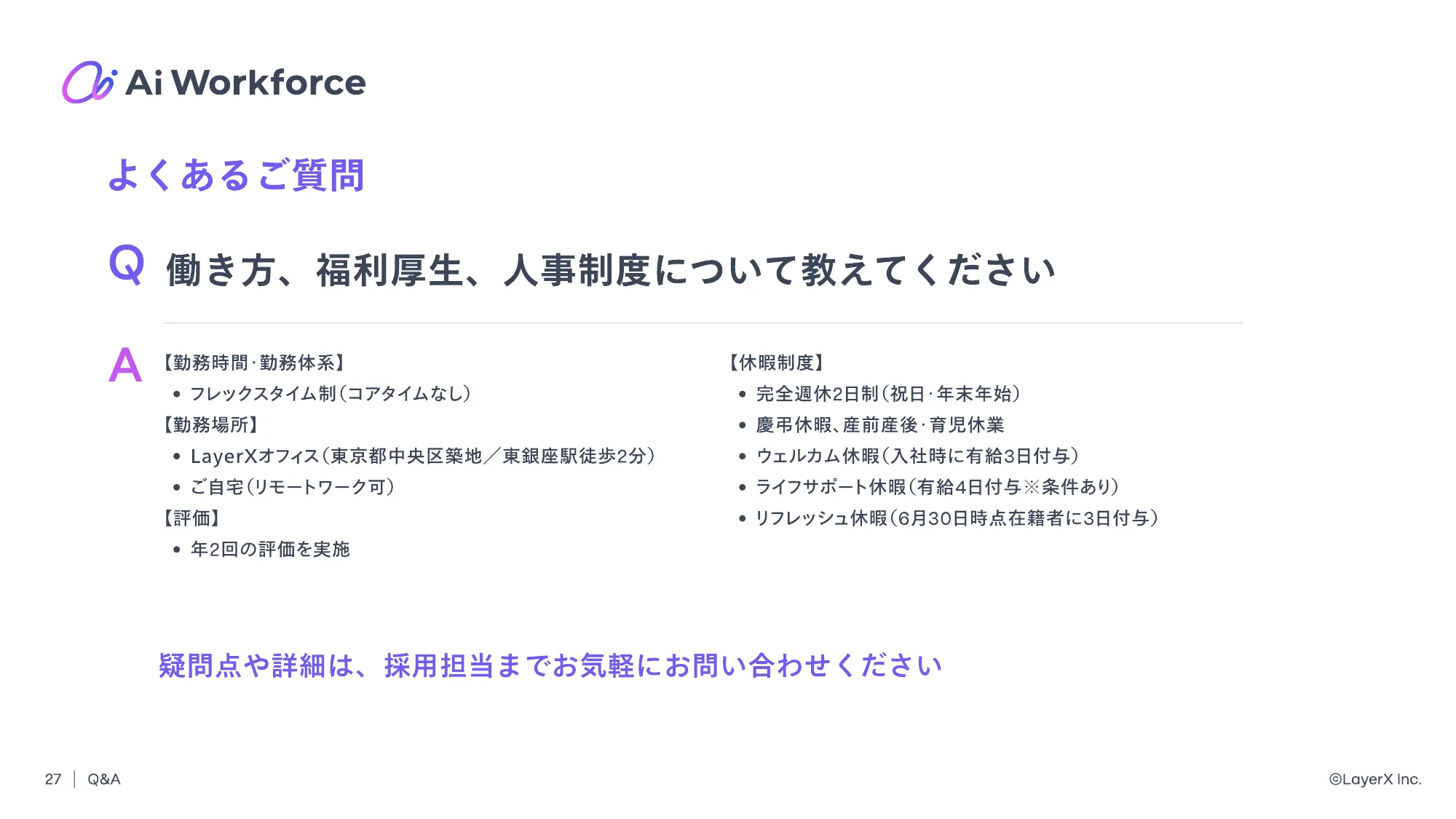 LayerX Ai Workforce Division Deck