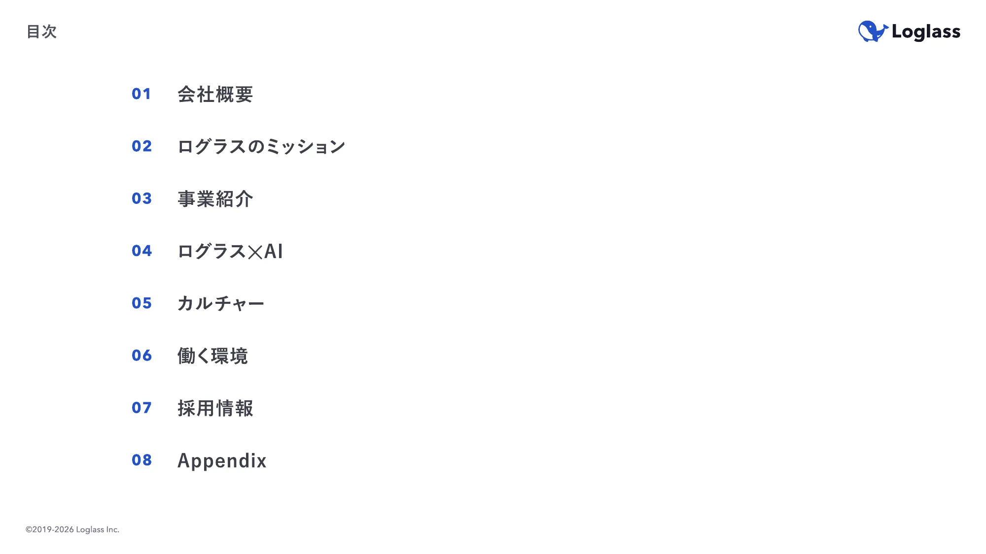 Loglass Company Deck