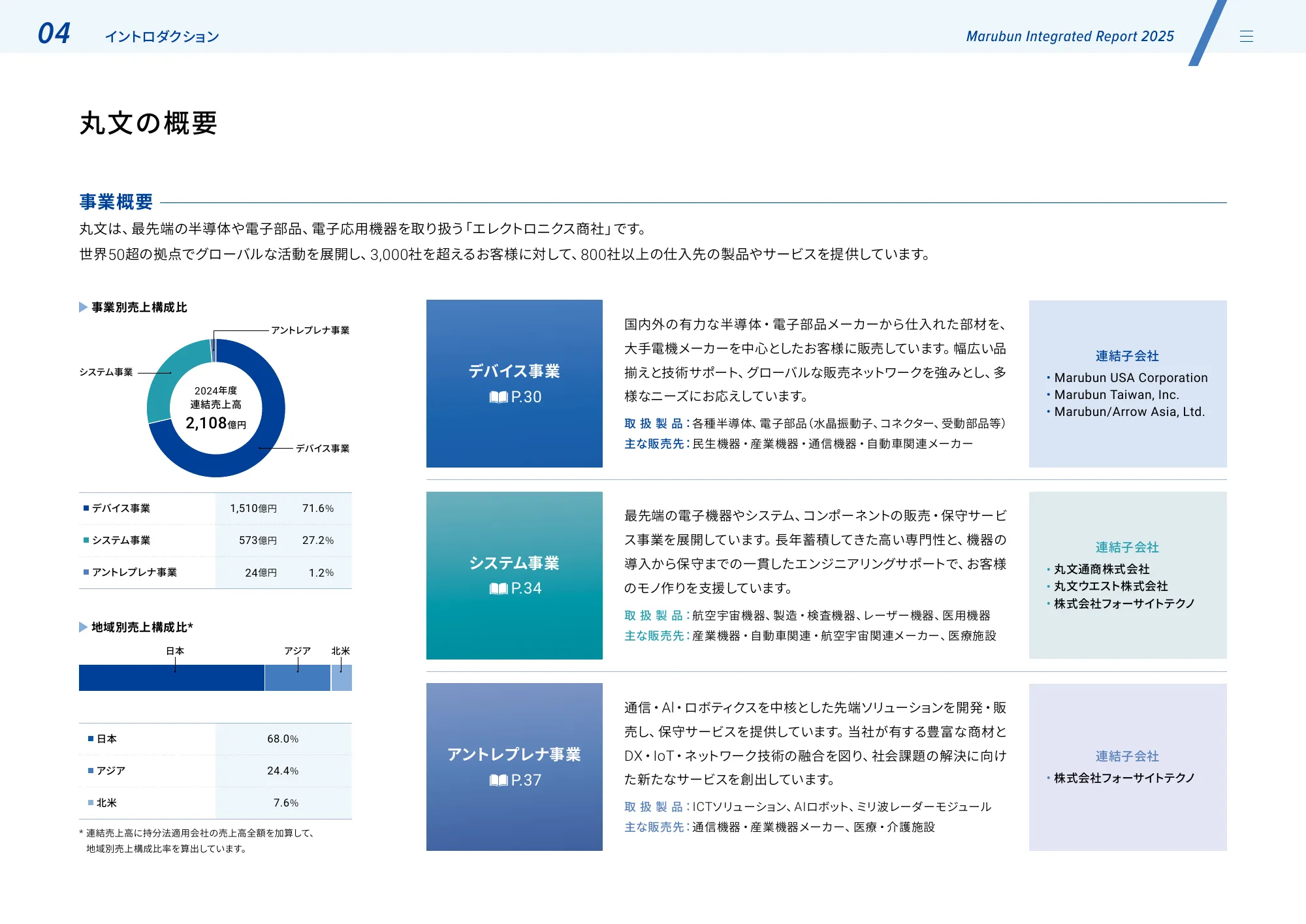 丸文株式会社 統合報告書2025