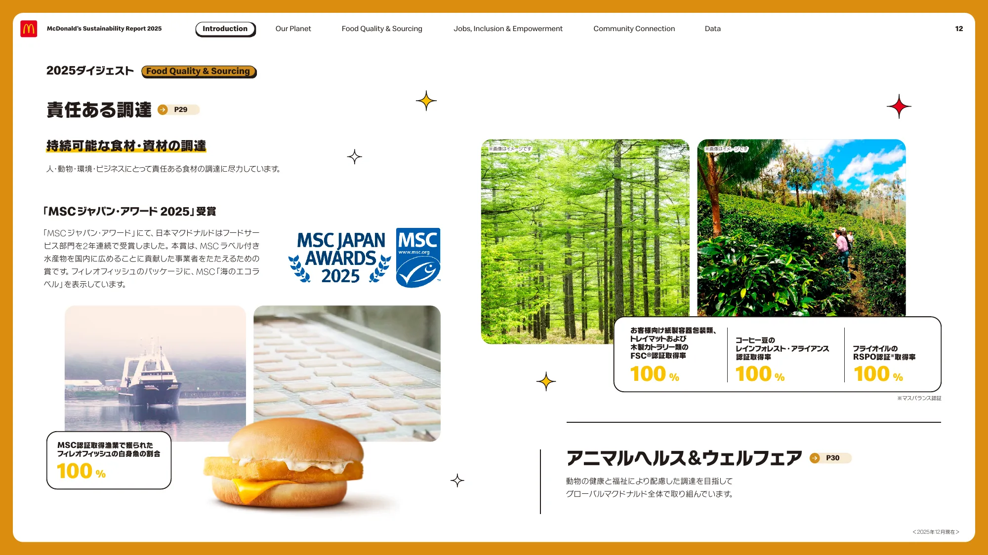 McDonald’s Sustainability Report 2025