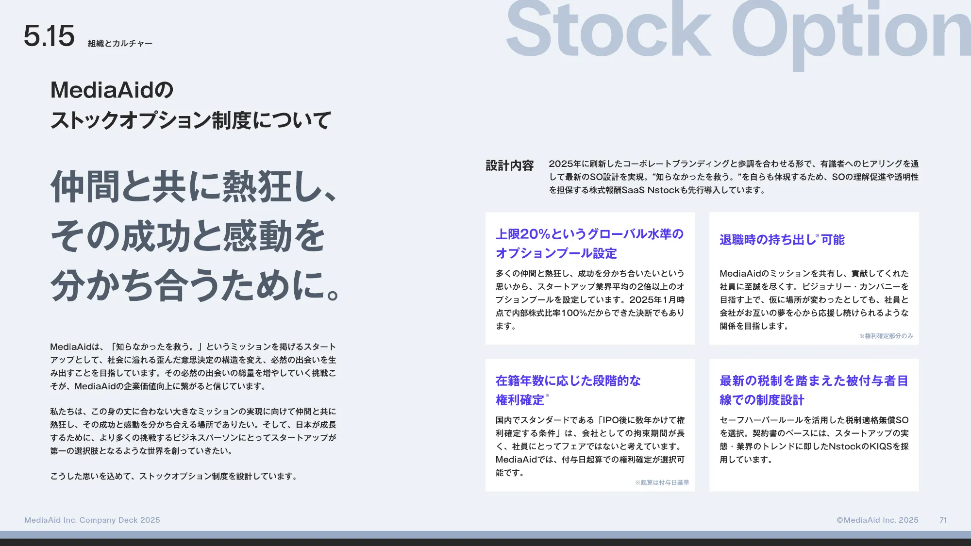 MediaAid Company Deck