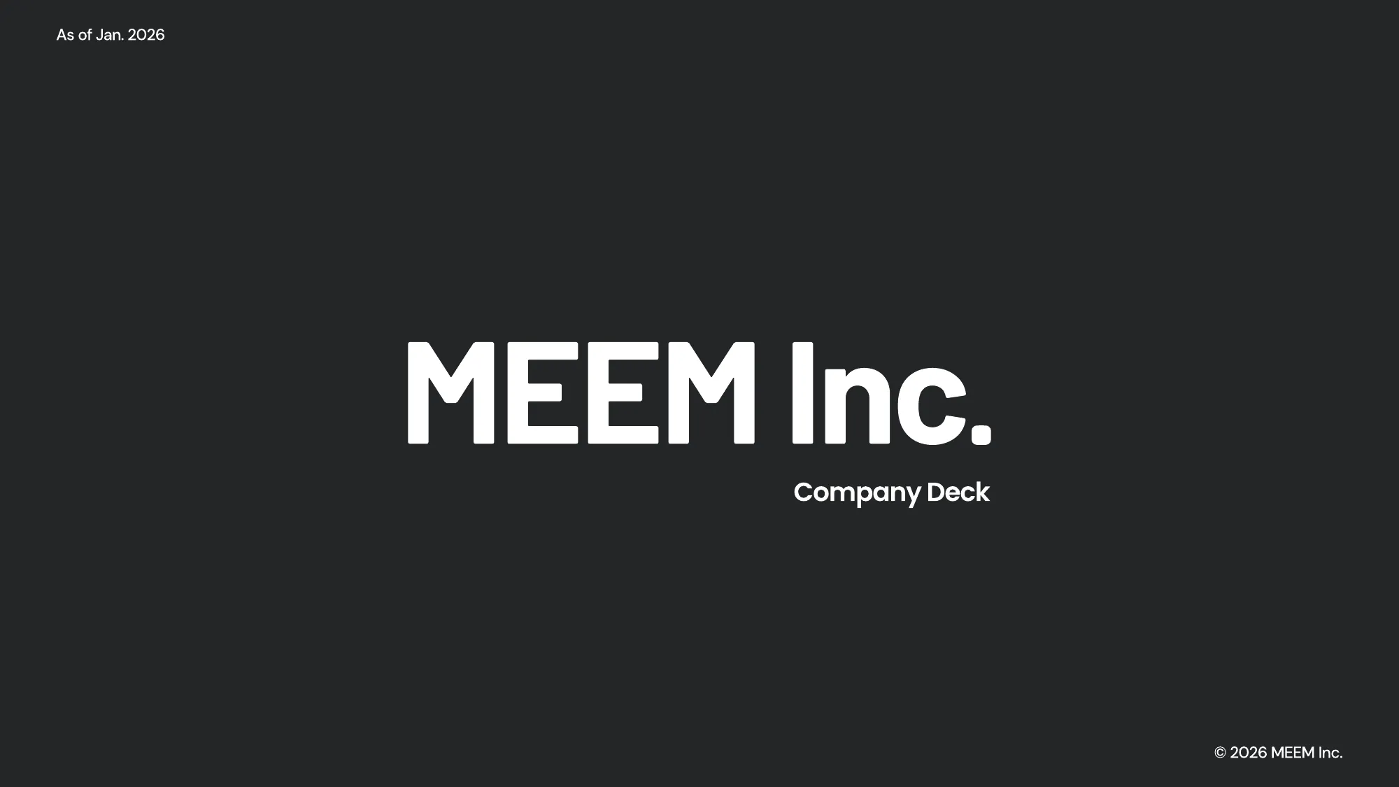 MEEM Company Deck
