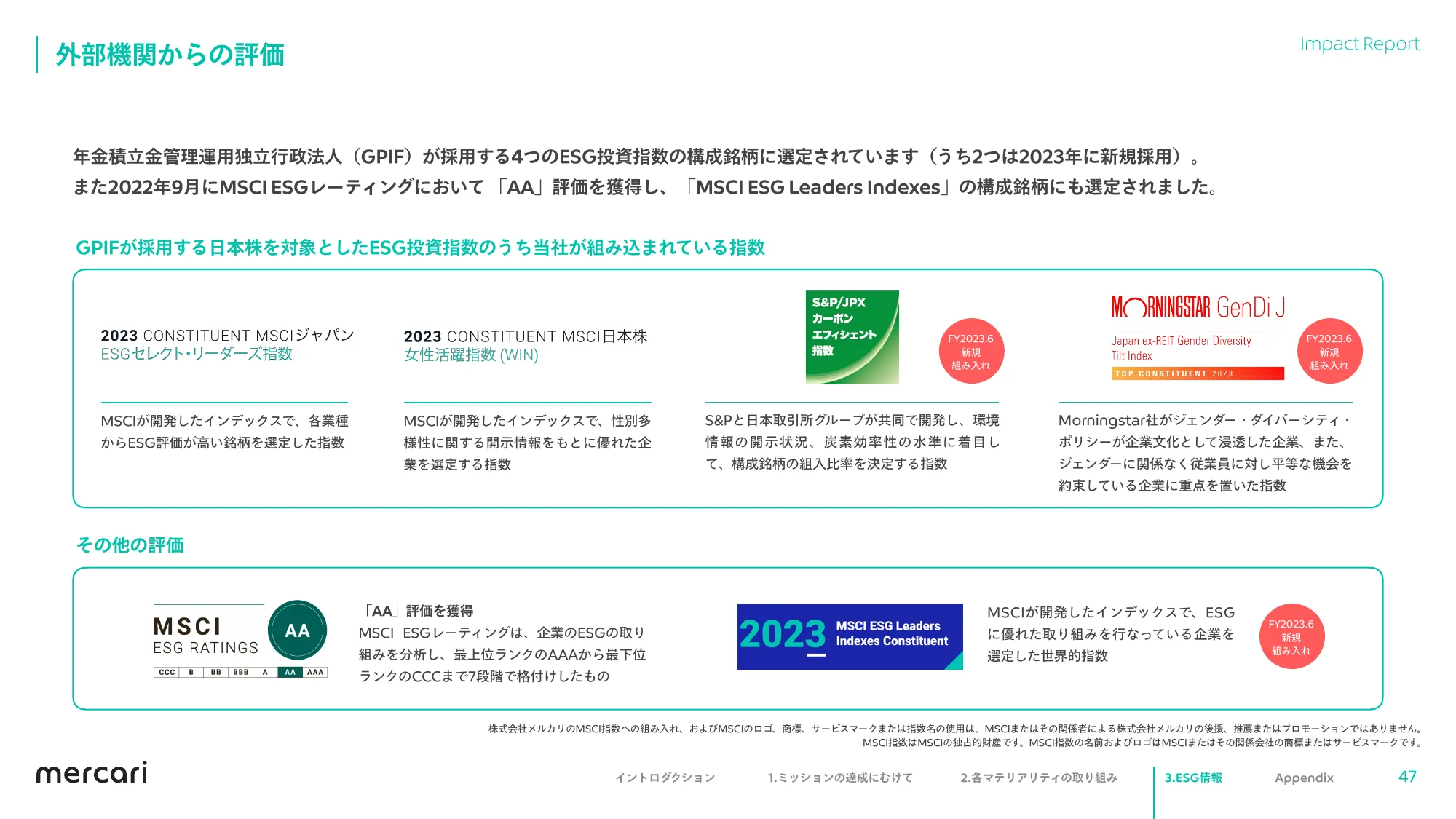 mercari FY2023.6 Impact Report