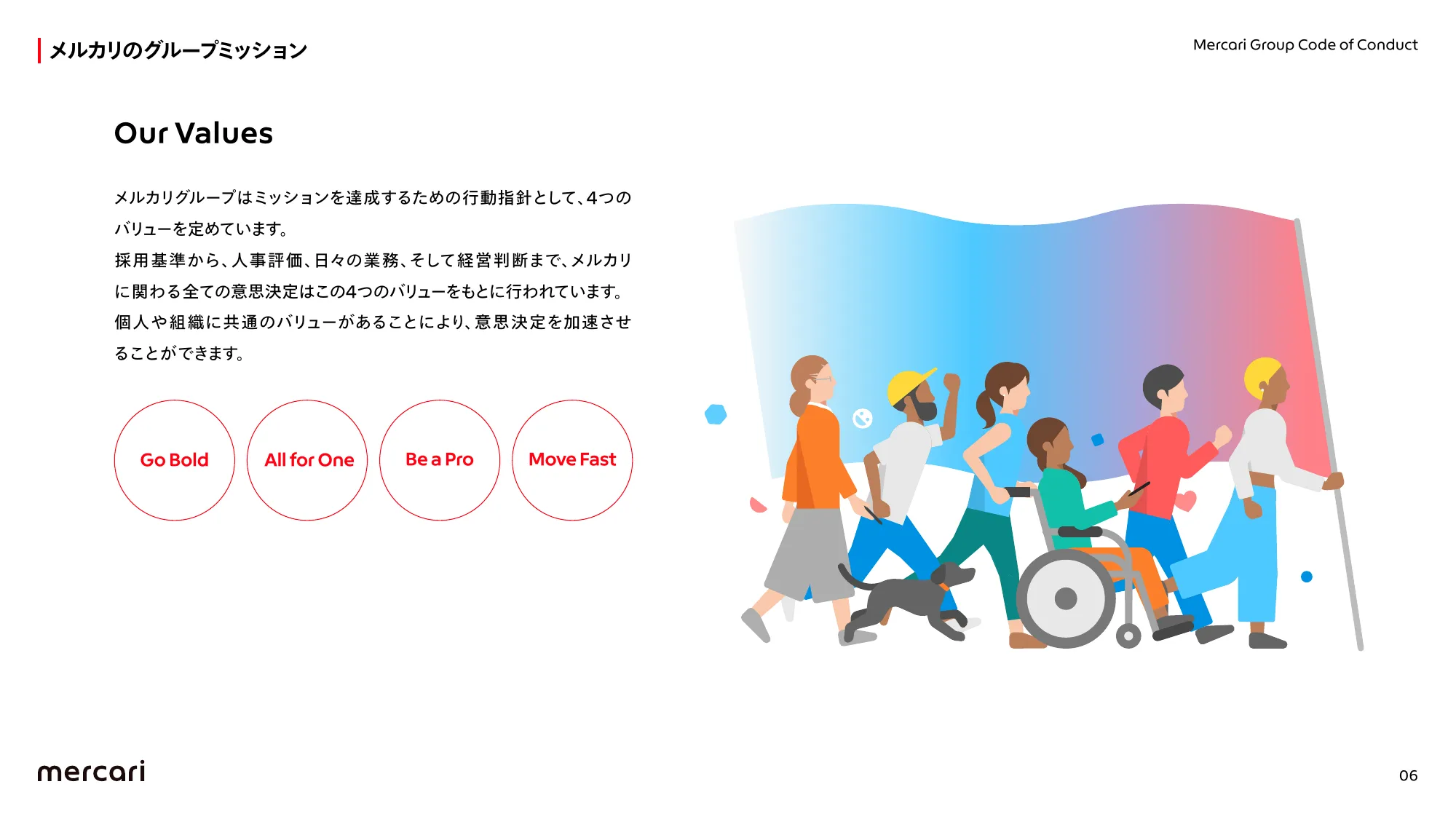 メルカリグループ行動規範