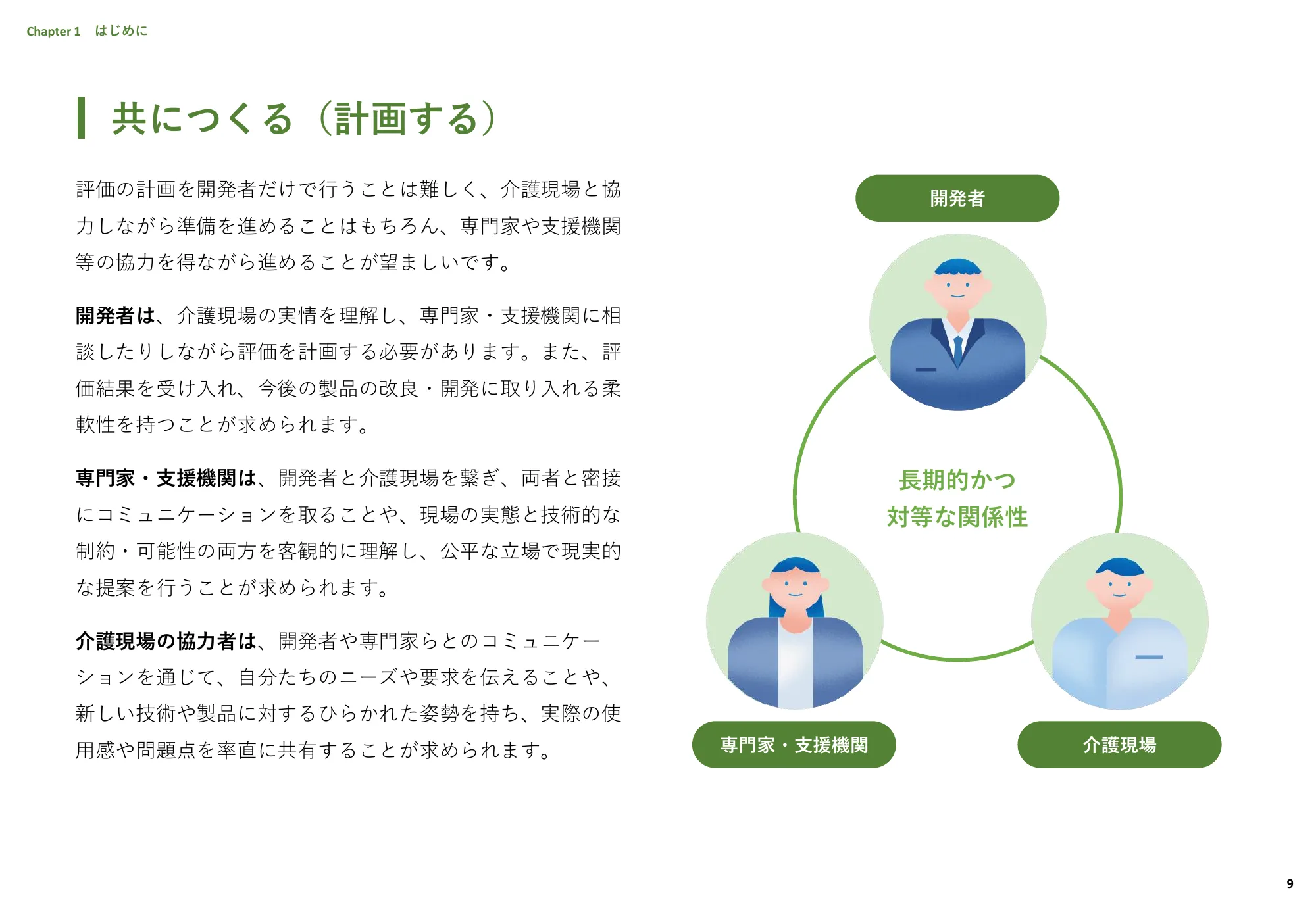 ロボット介護機器を有効に活用してもらうための 評価の準備と実施の手引き