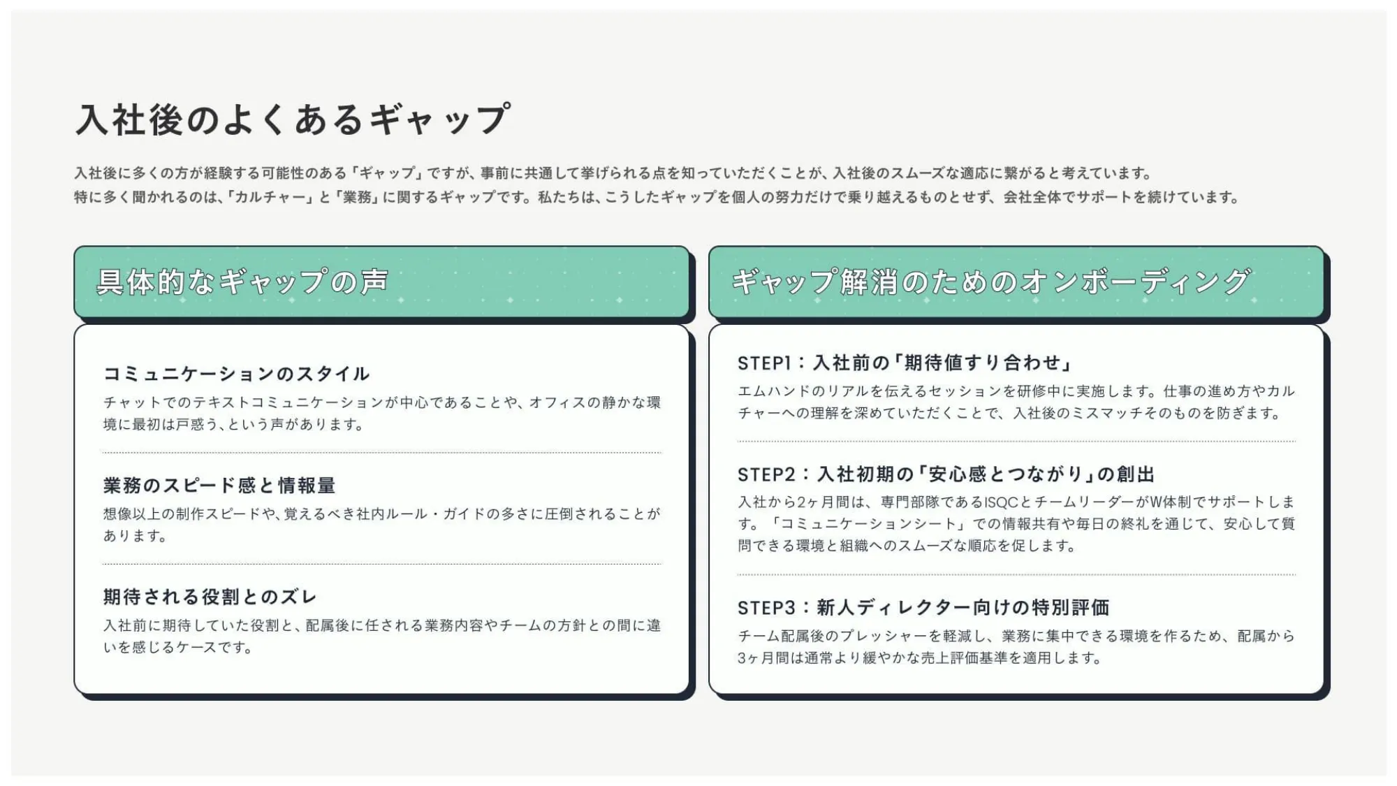 Creative Director Job Introduction Material | M-Hand Co., Ltd.