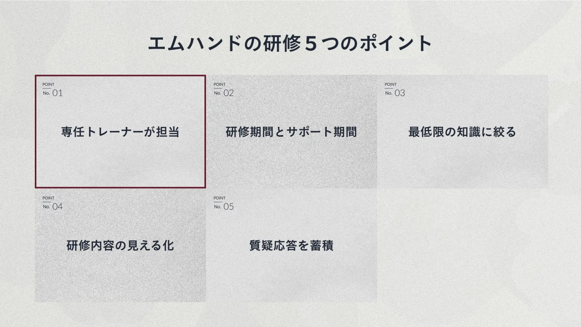 Creative Director Job Introduction Material | M-Hand Co., Ltd.