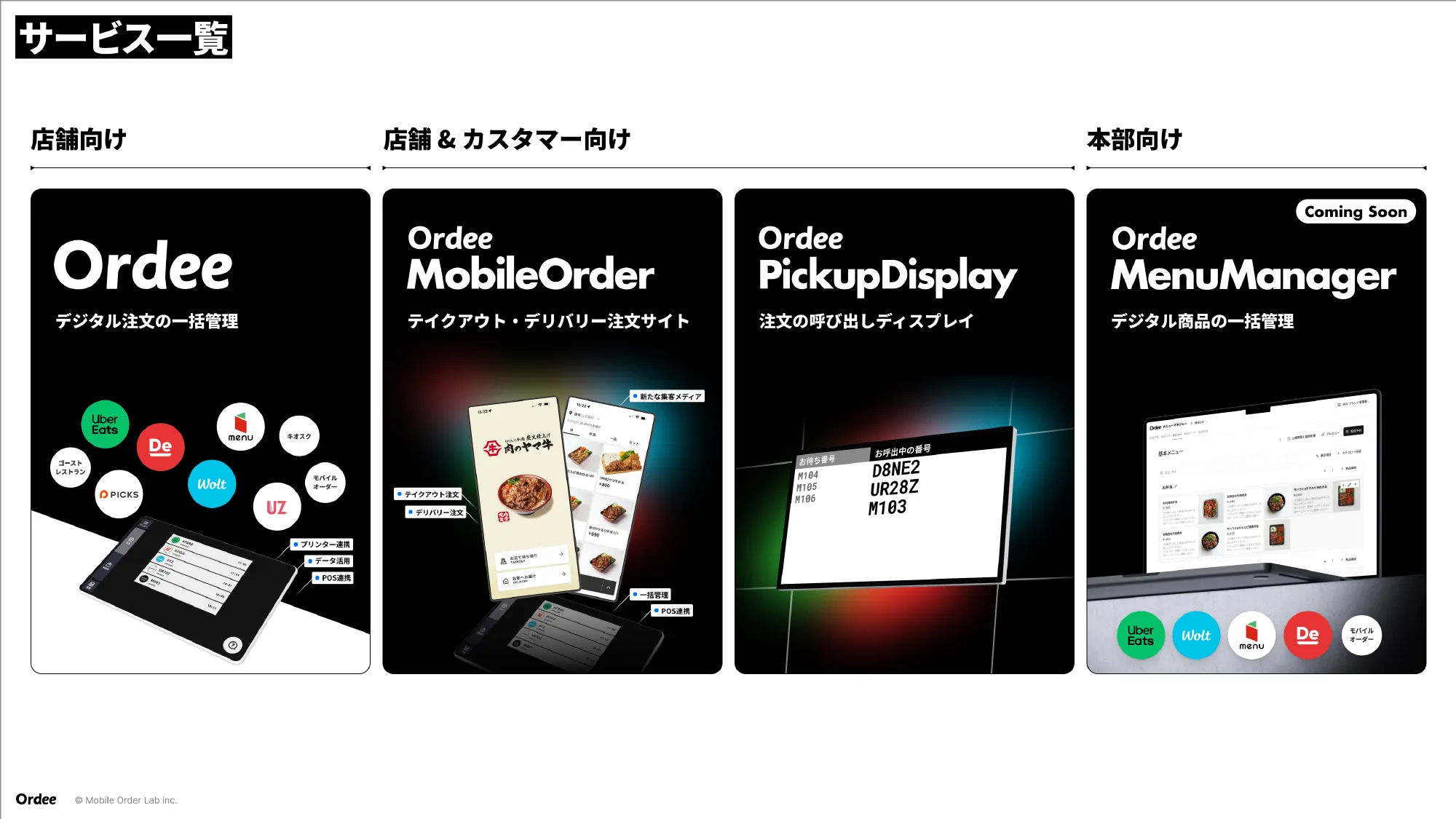 Culture Deck｜株式会社Mobile Order Lab