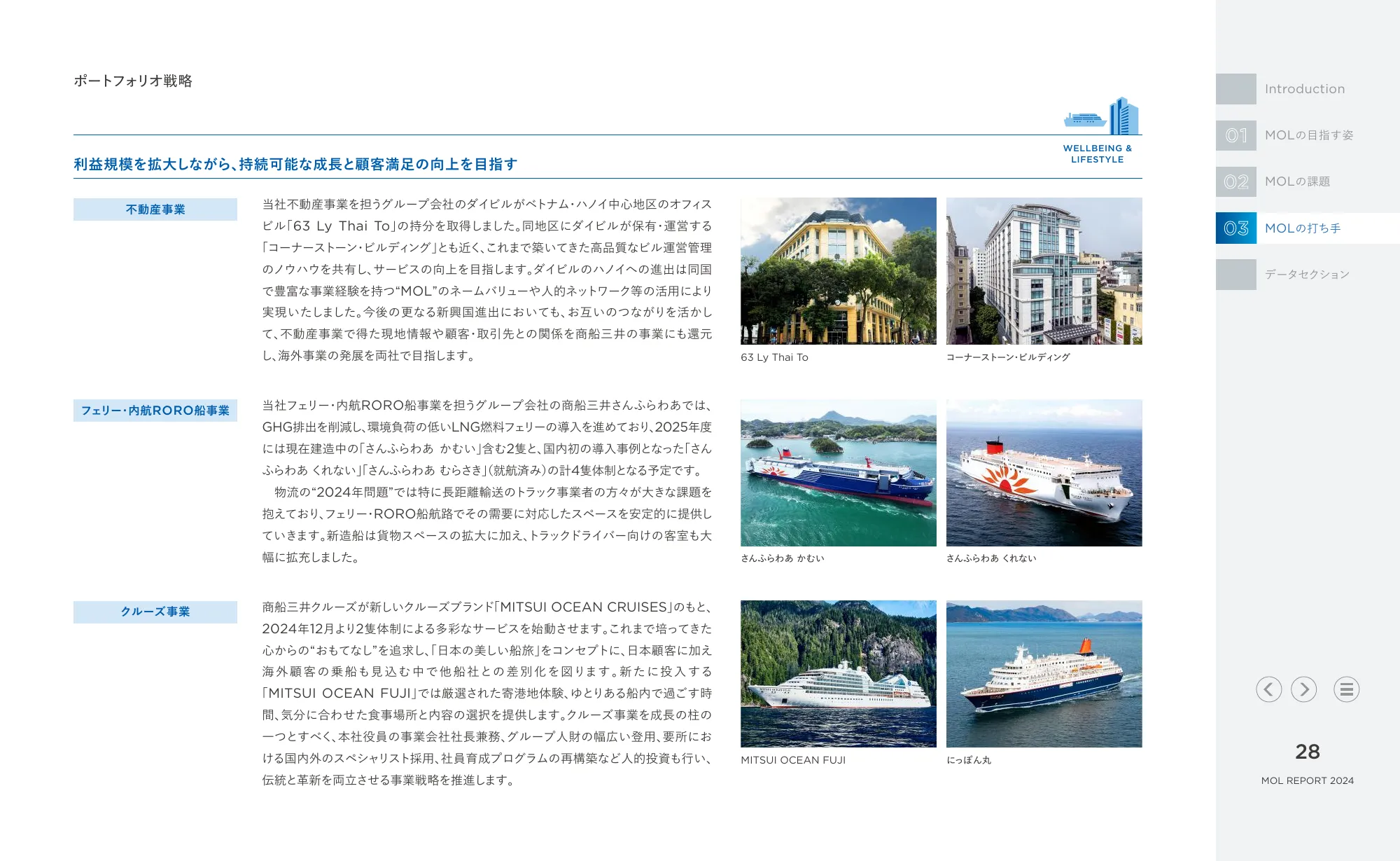 統合報告書 MOLレポート2024|株式会社商船三井
