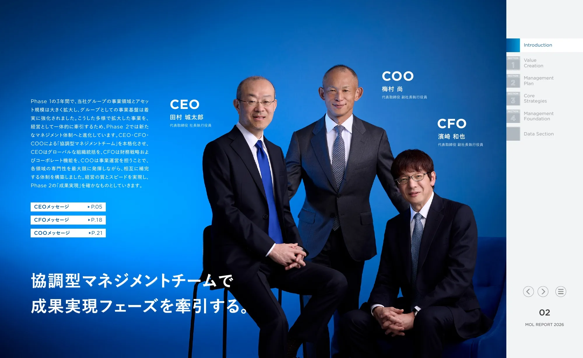 統合報告書 MOLレポート2026|株式会社商船三井