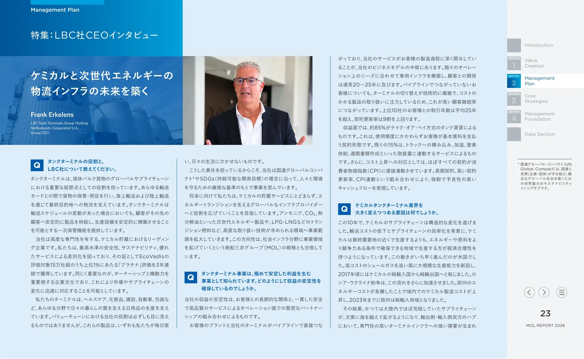 統合報告書 MOLレポート2026|株式会社商船三井