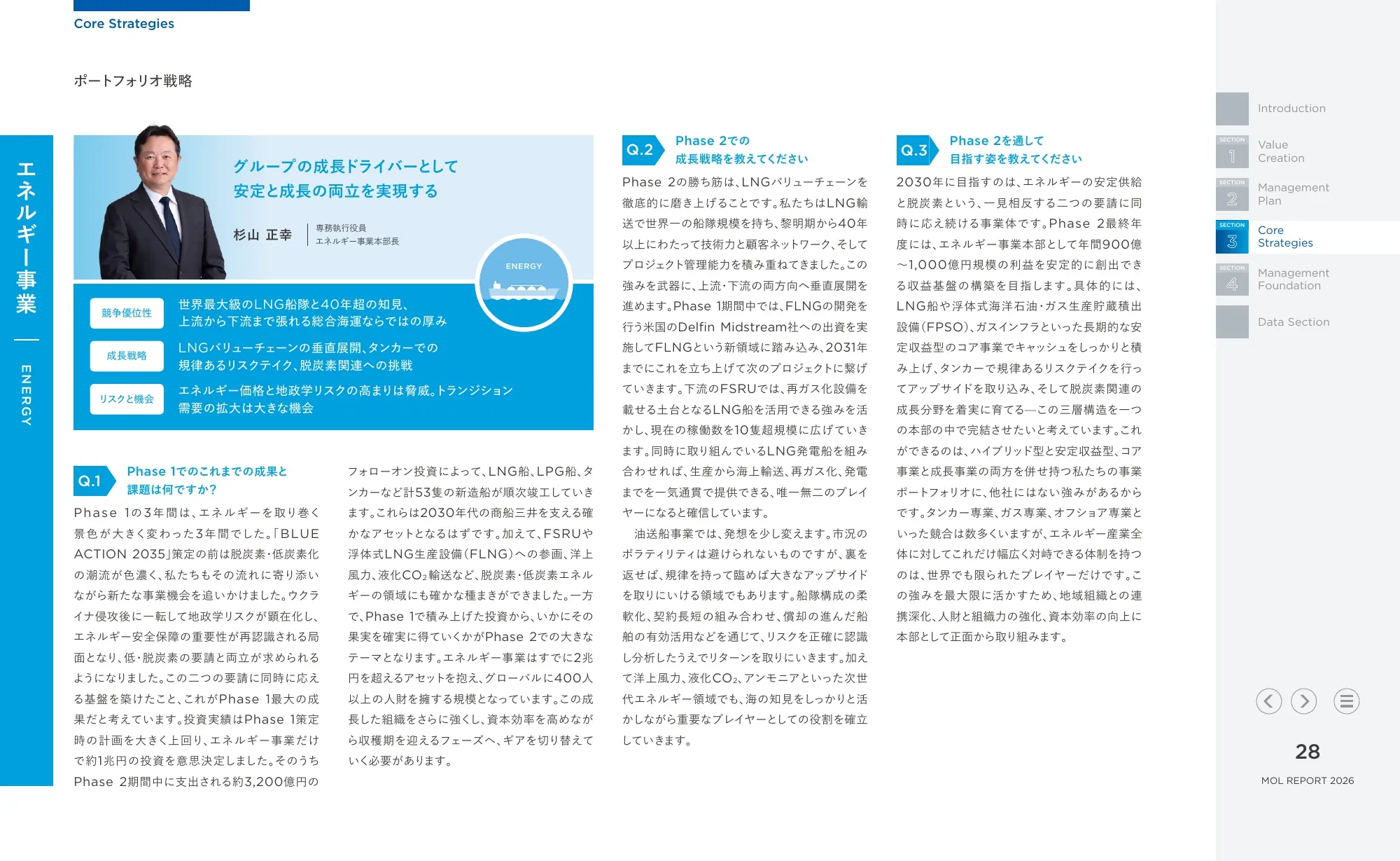 統合報告書 MOLレポート2026|株式会社商船三井
