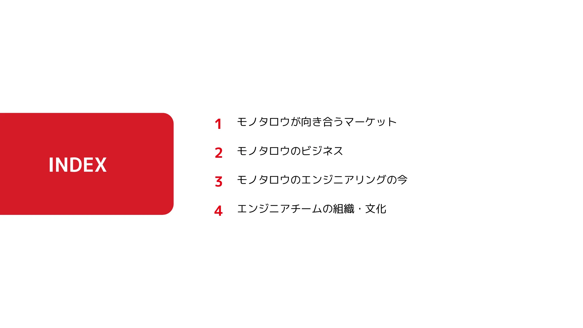 MonotaRO Recruiting Deck for Engineers