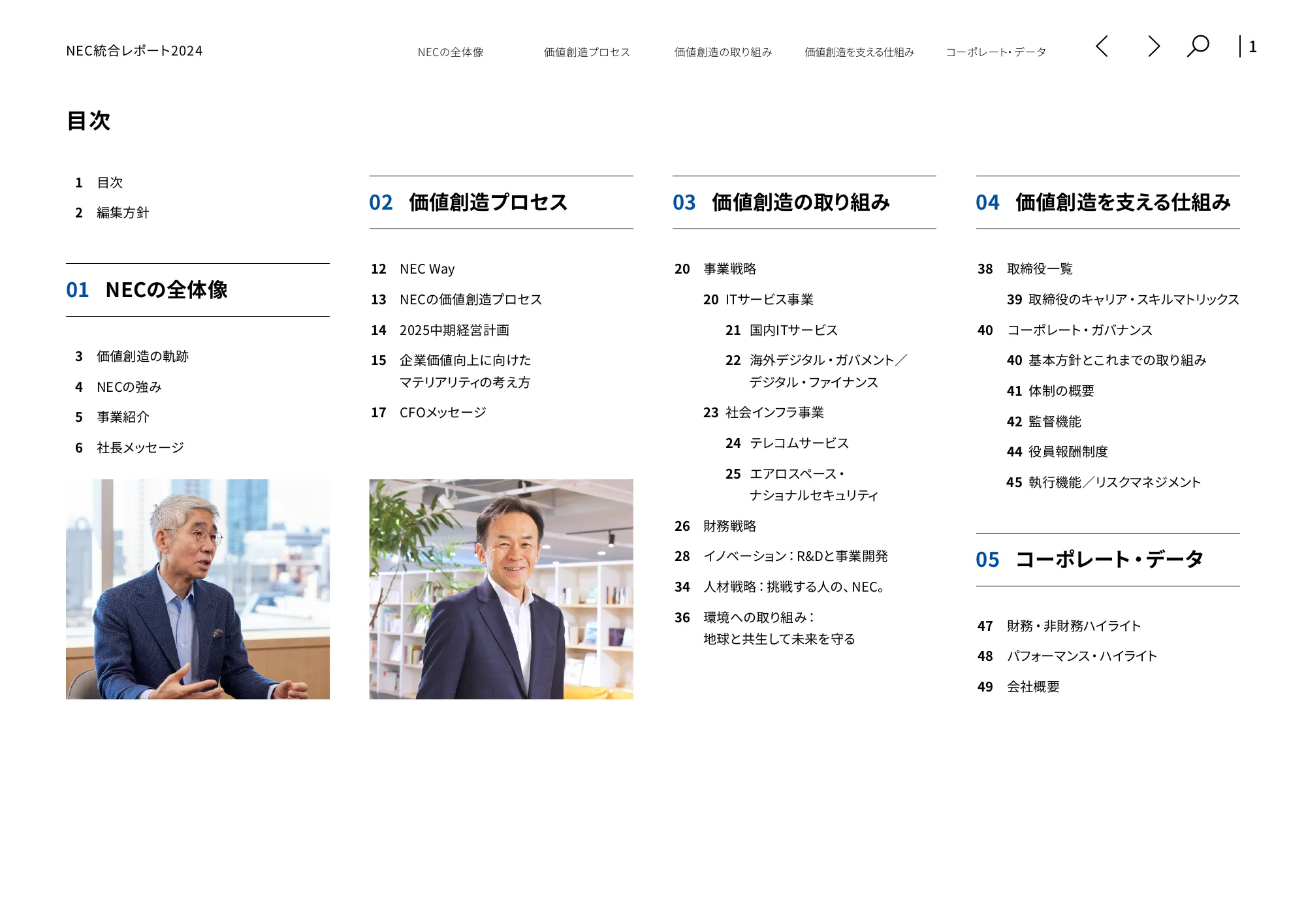 統合レポート2024｜日本電気株式会社