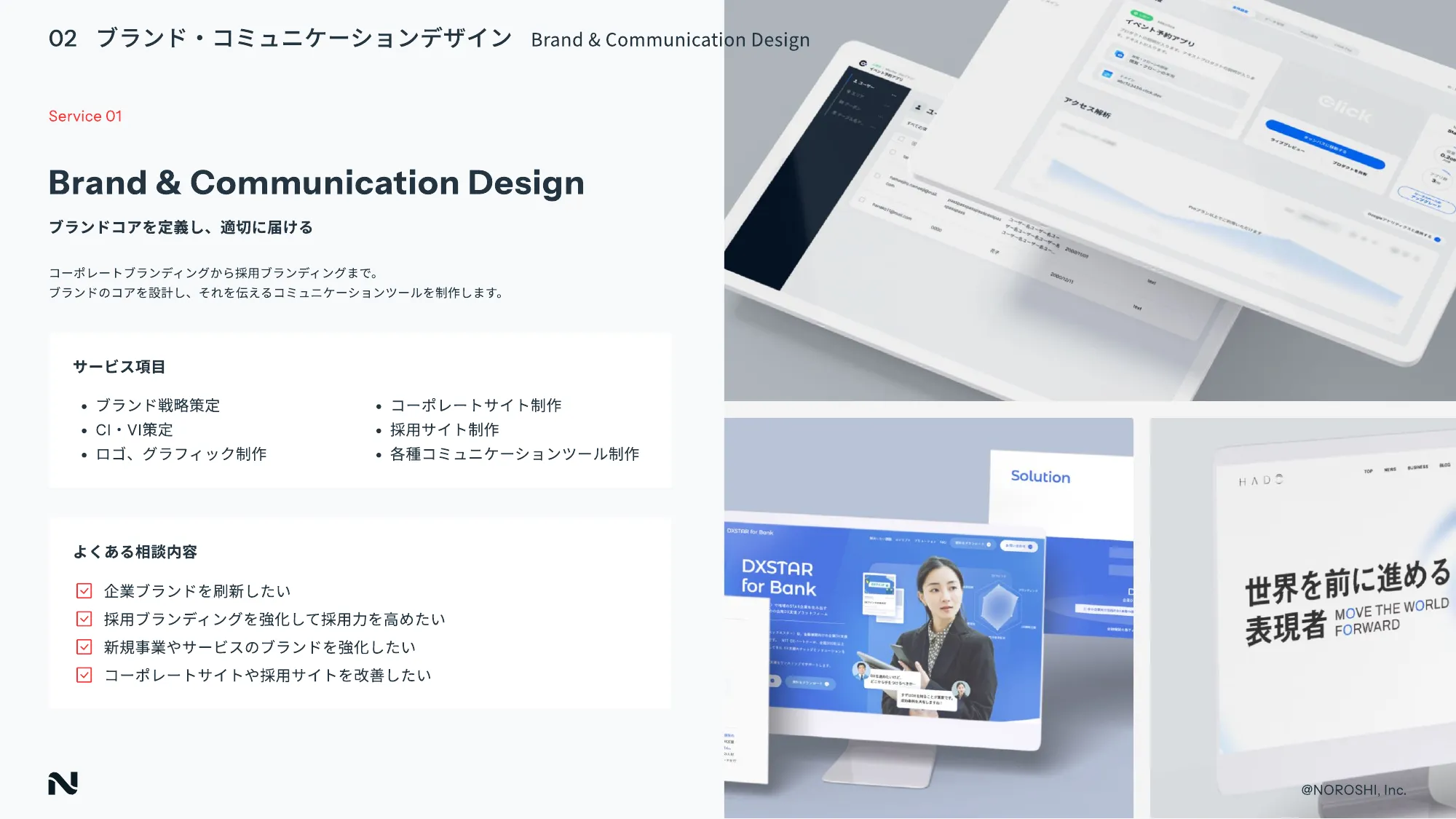 NOROSHI inc COMPANY DECK