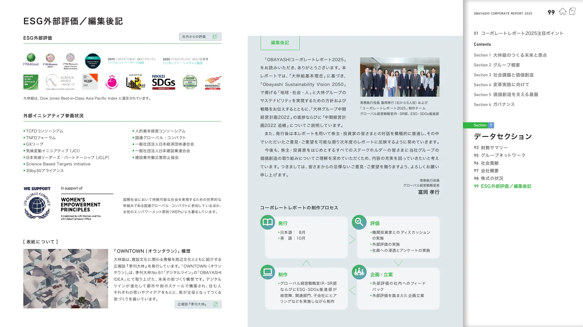 OBAYASHI Corporate Report 2025