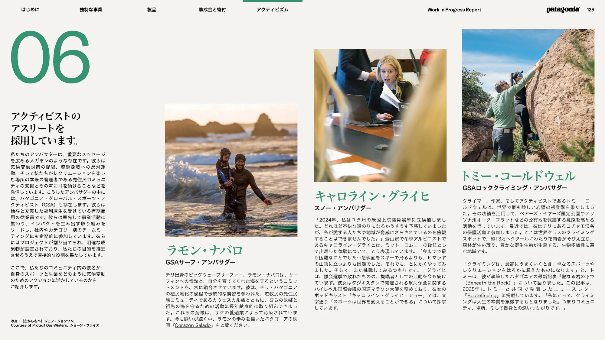 patagonia progress report 2025