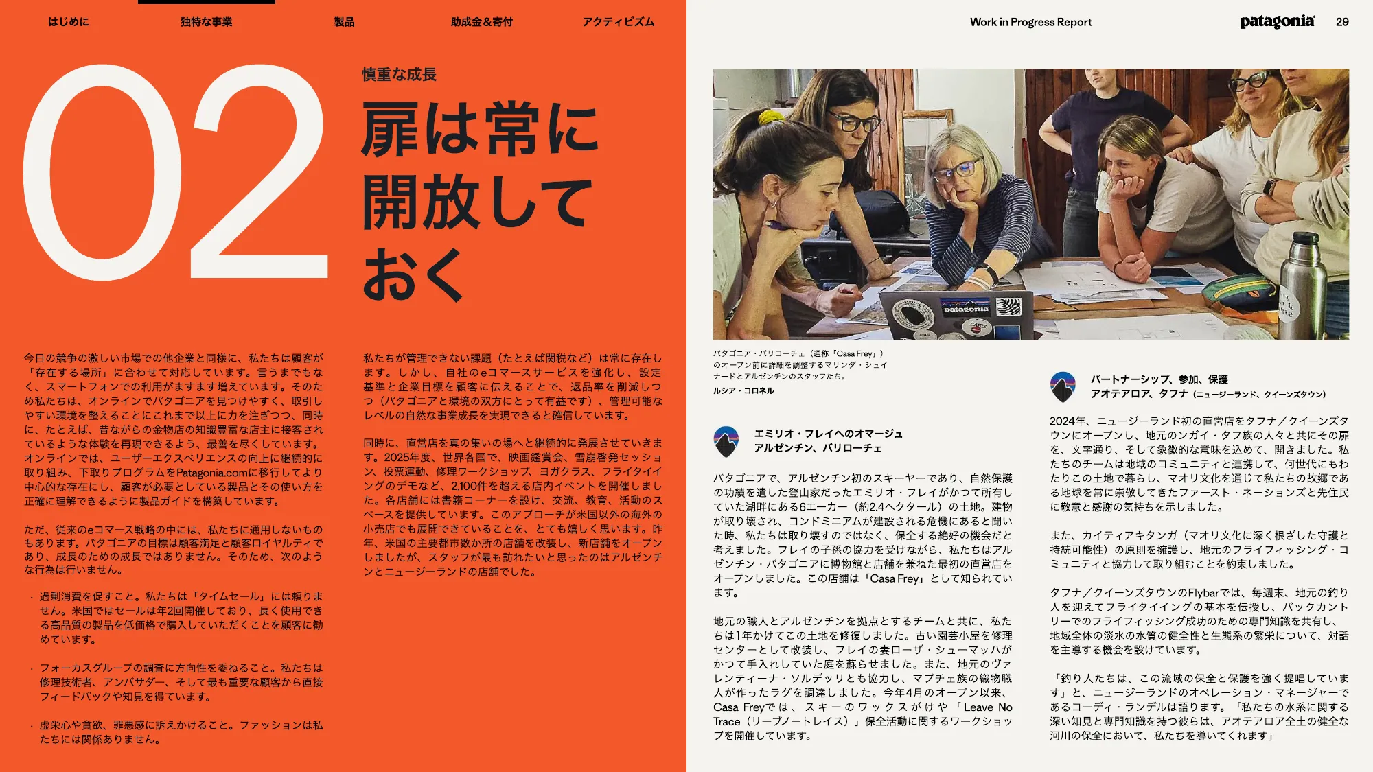 patagonia progress report 2025