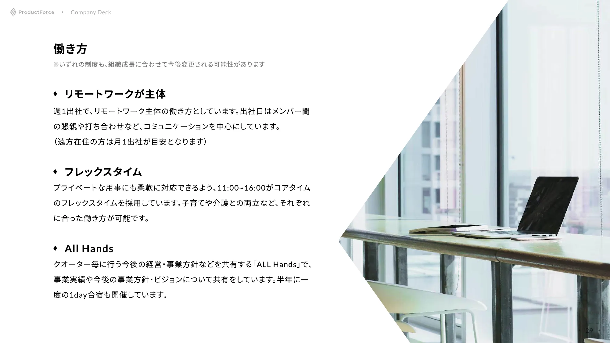 ProductForce Company Deck