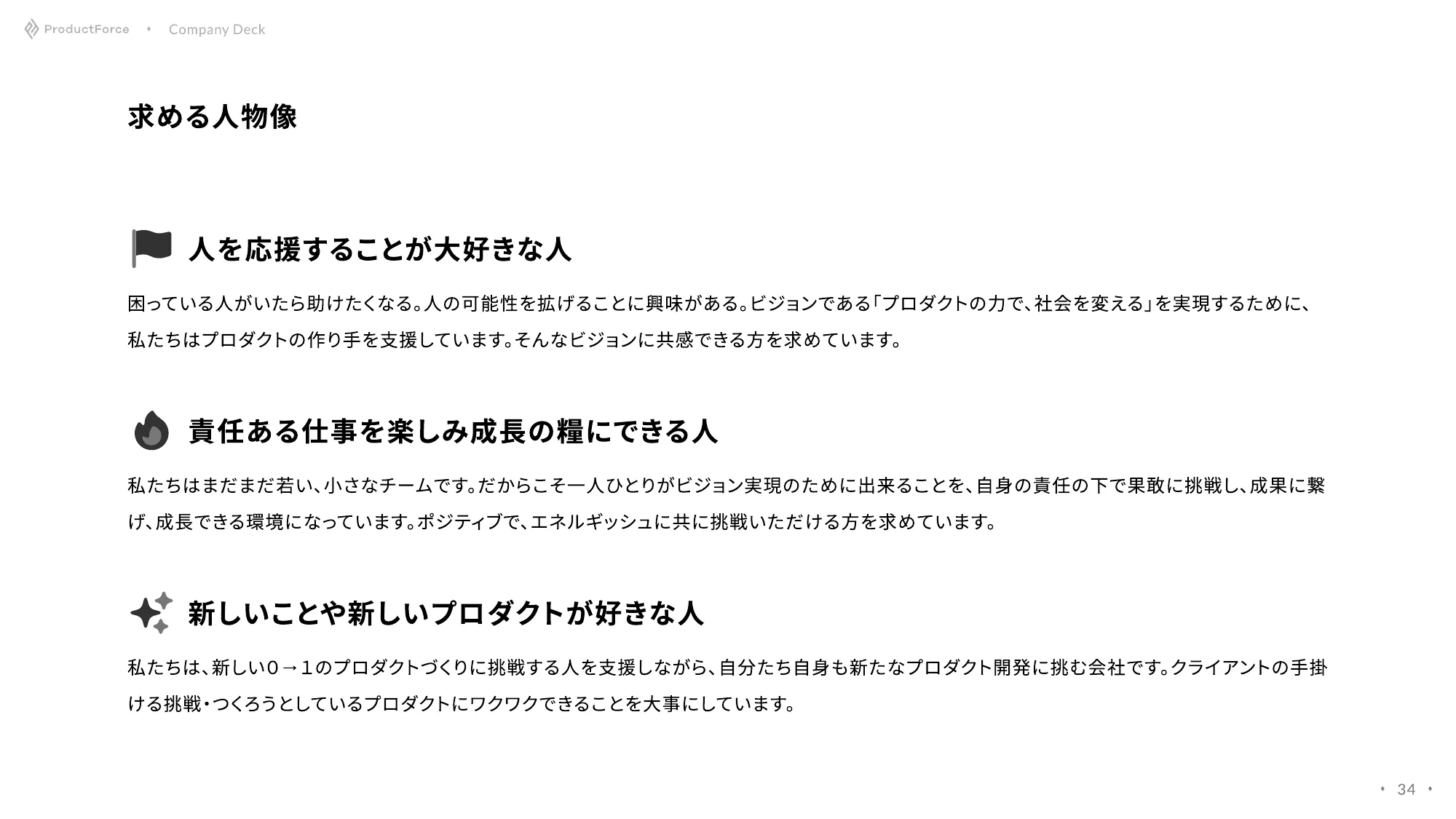 ProductForce Company Deck