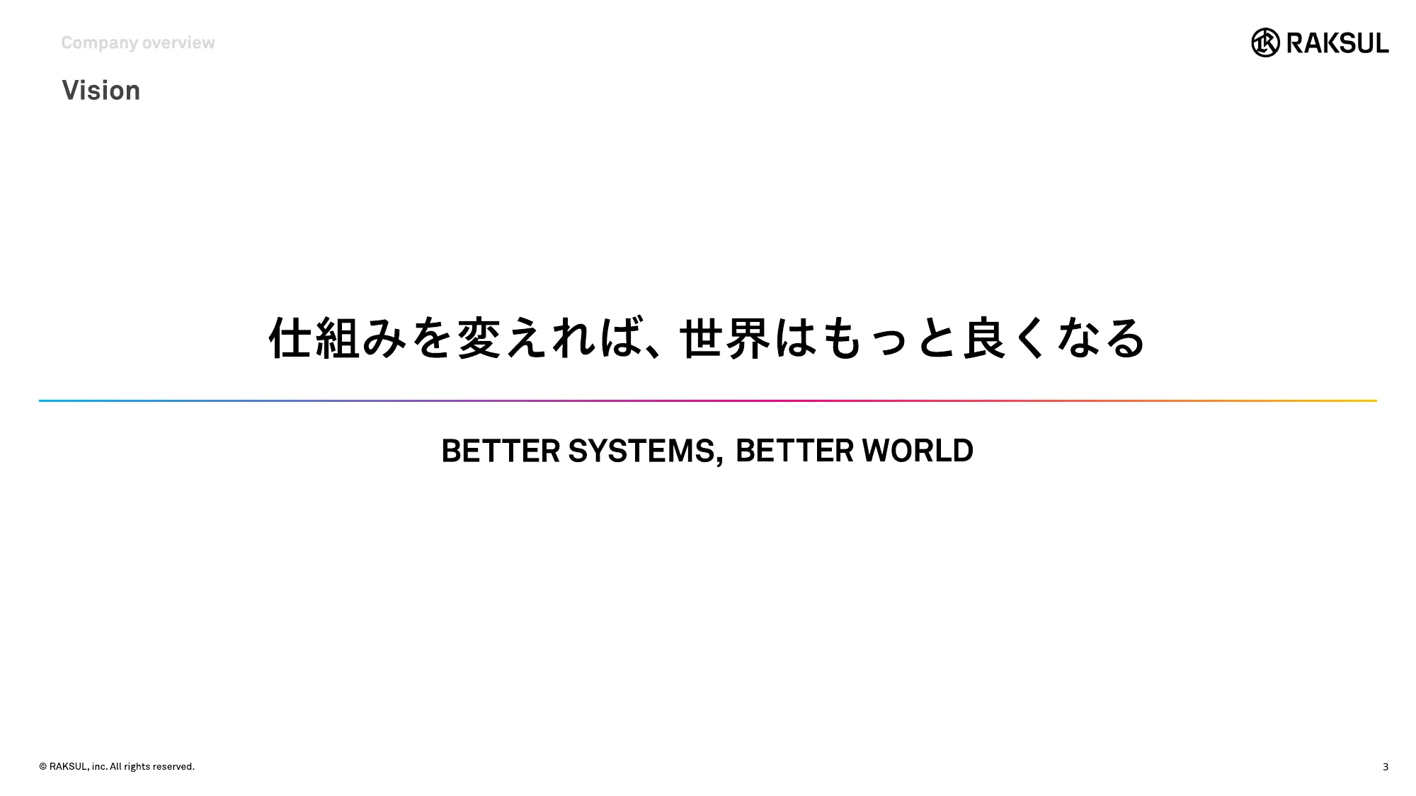 RAKSUL会社紹介資料