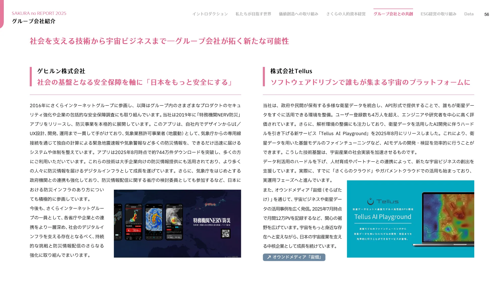 さくらのレポート 統合報告書2025