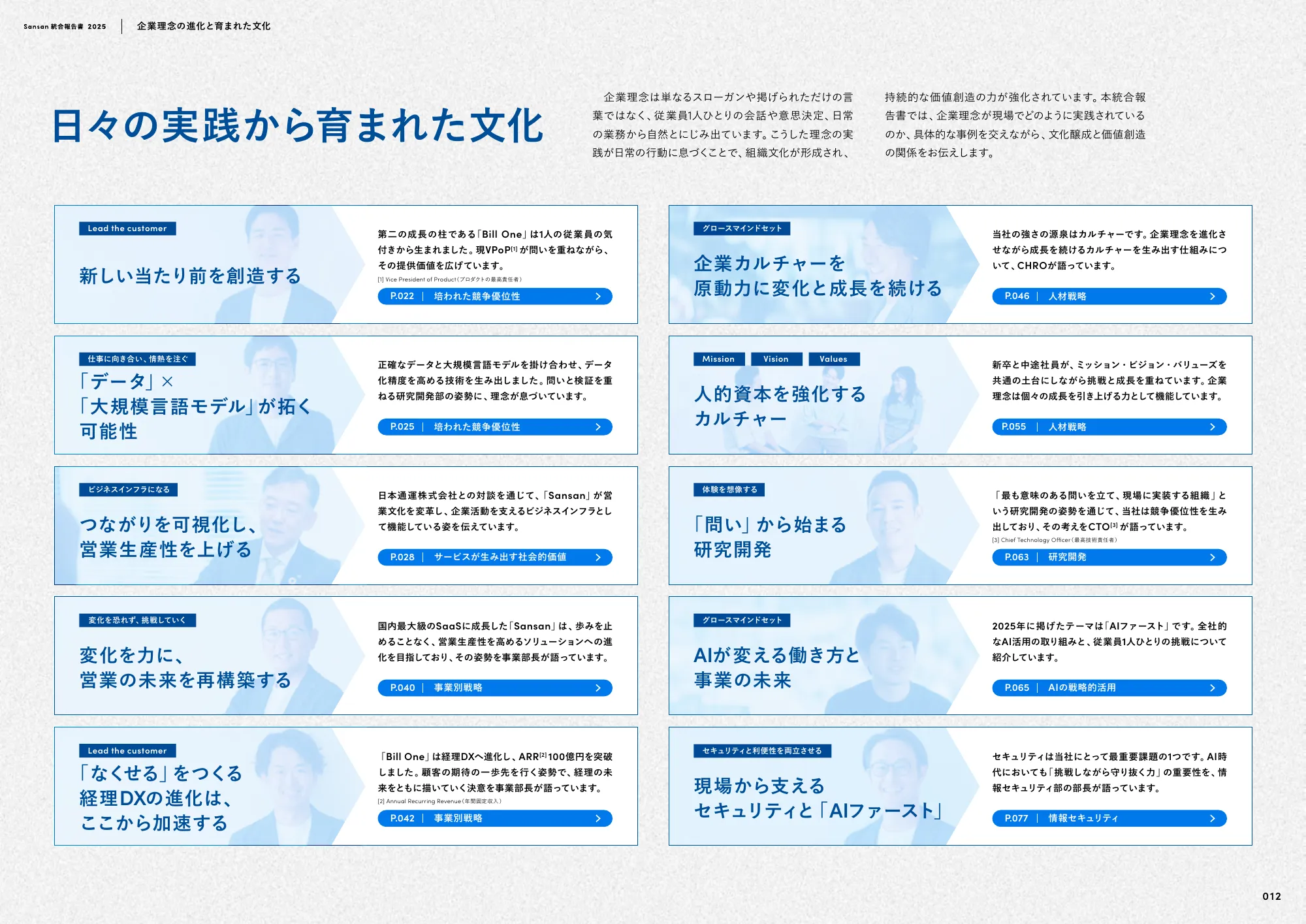 Sansan株式会社 統合報告書2025