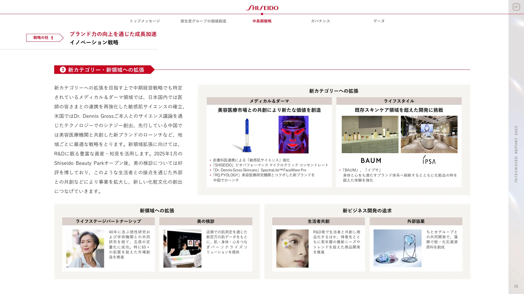 SHISEIDO INTEGRATED REPORT 2025