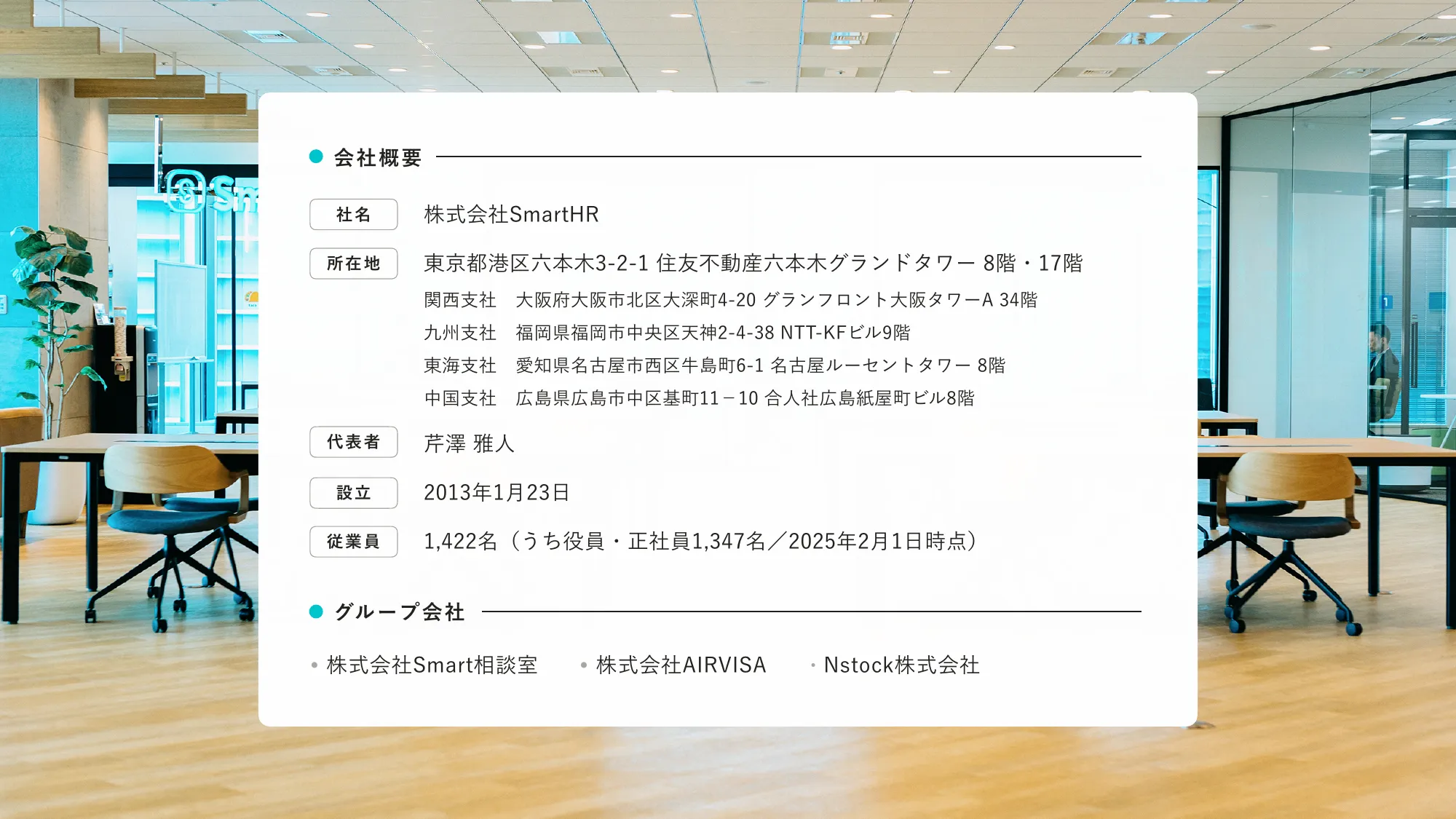 株式会社SmartHR 会社紹介資料
