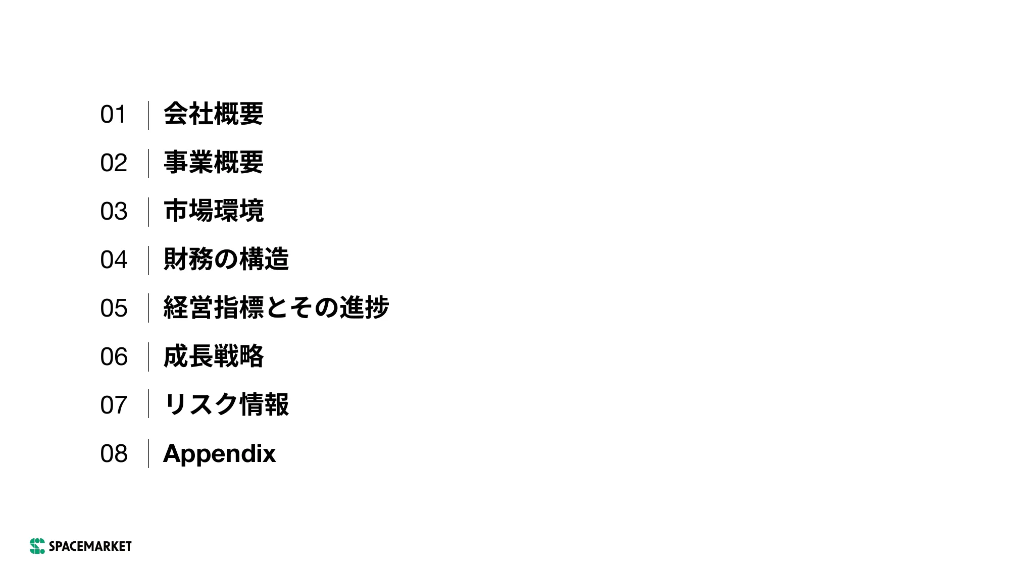 事業計劃及成長潛力相關事項｜Space Market, Inc.
