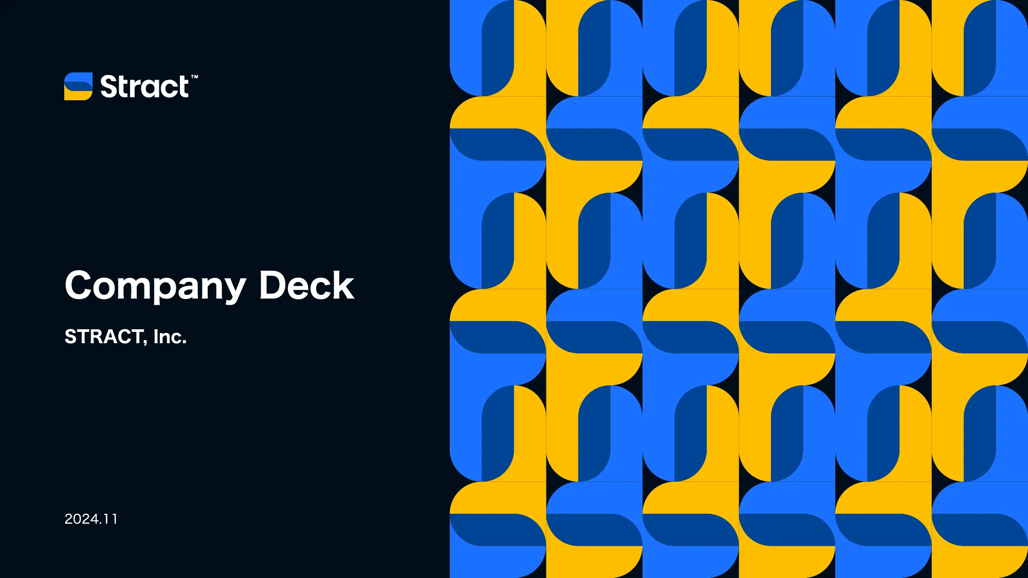 STRACT, Inc. Company Deck