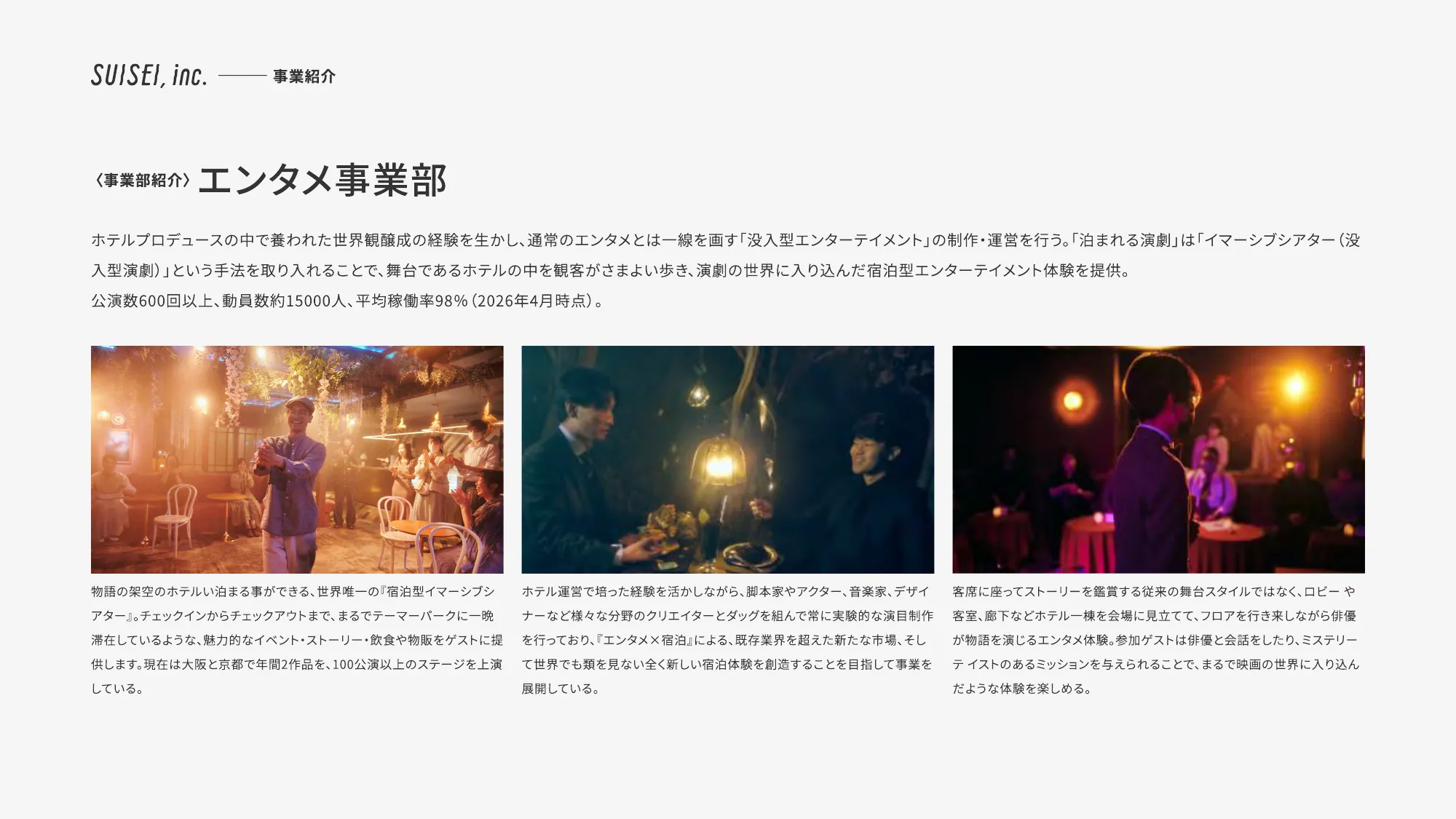 SUISEI Inc. 회사 소개 자료