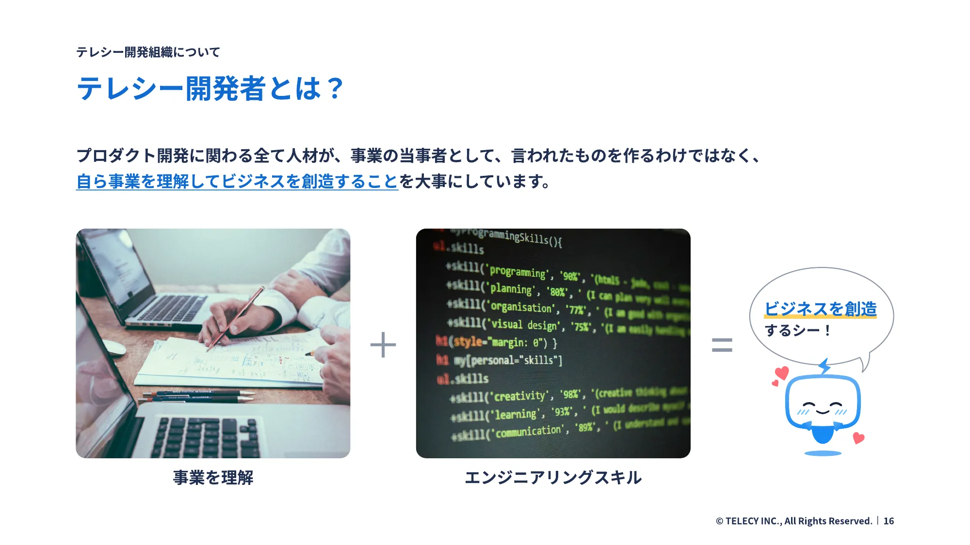 テレシープロダクト開発チームカルチャーデック