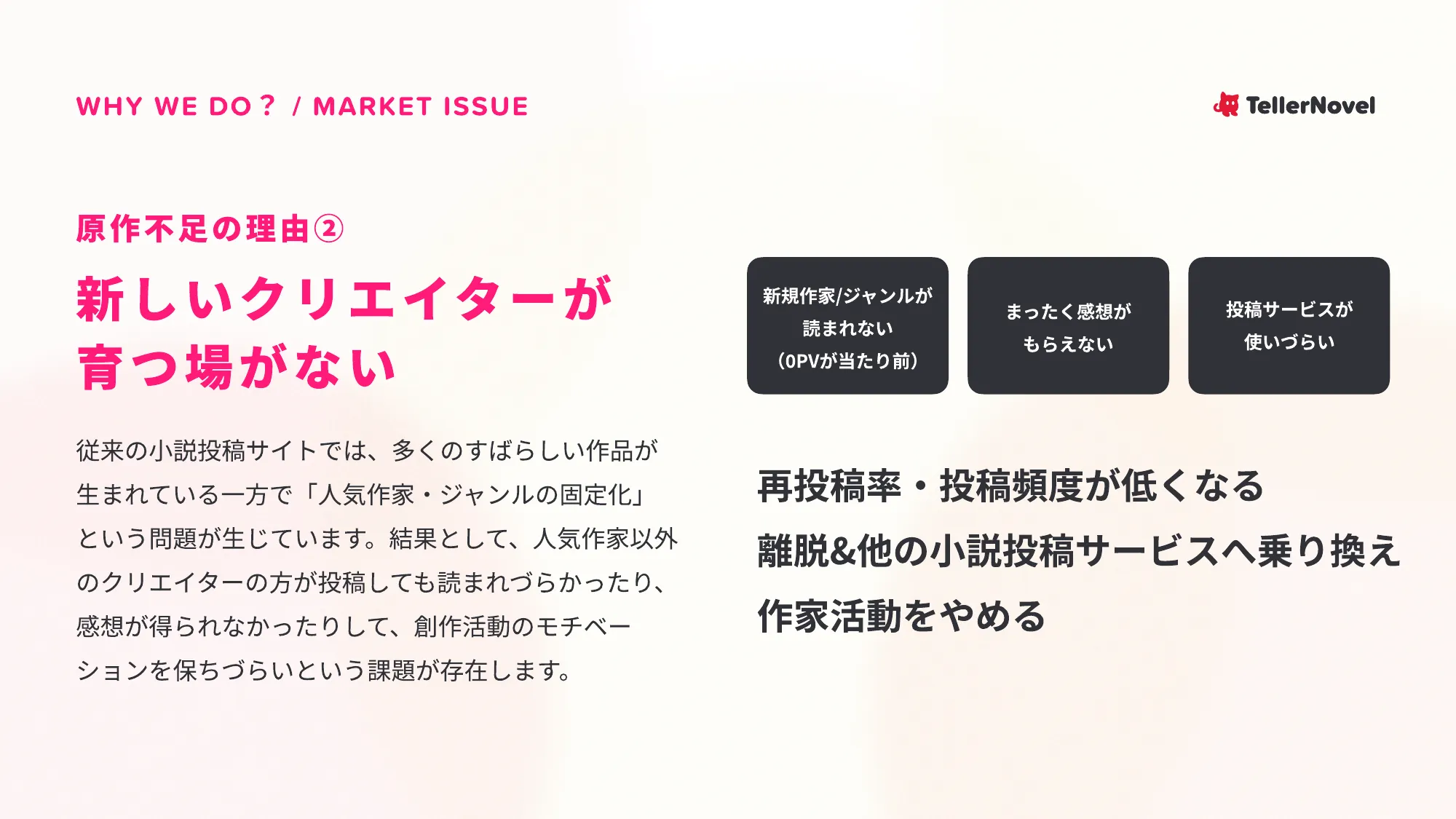 会社説明資料｜株式会社テラーノベル