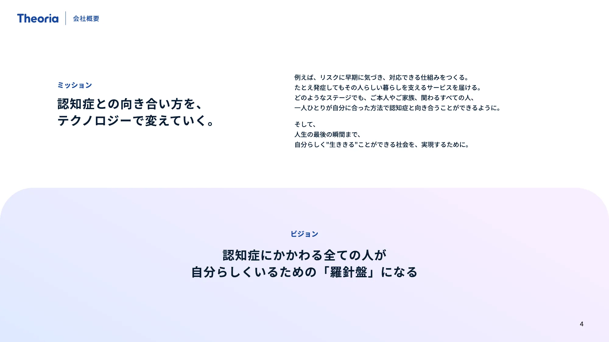 テオリア・テクノロジーズ 会社紹介資料