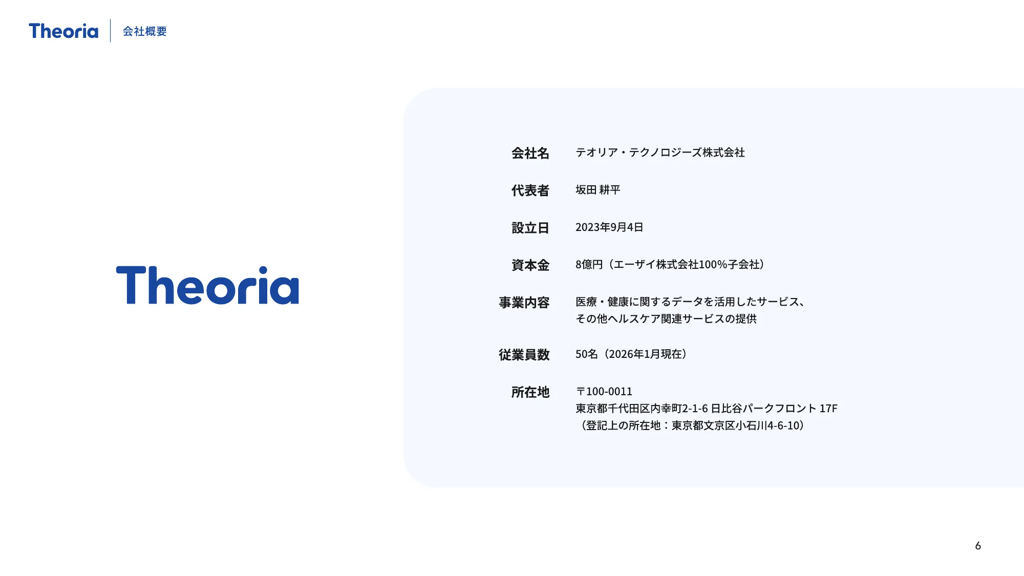 Theoria Technologies Company Profile