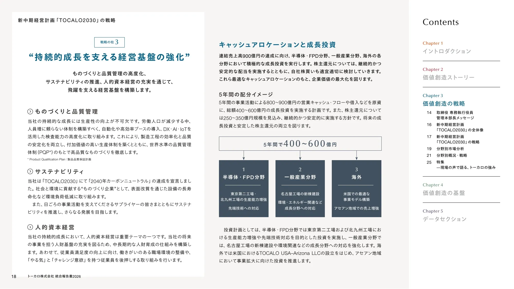 トーカロ 統合報告書2026