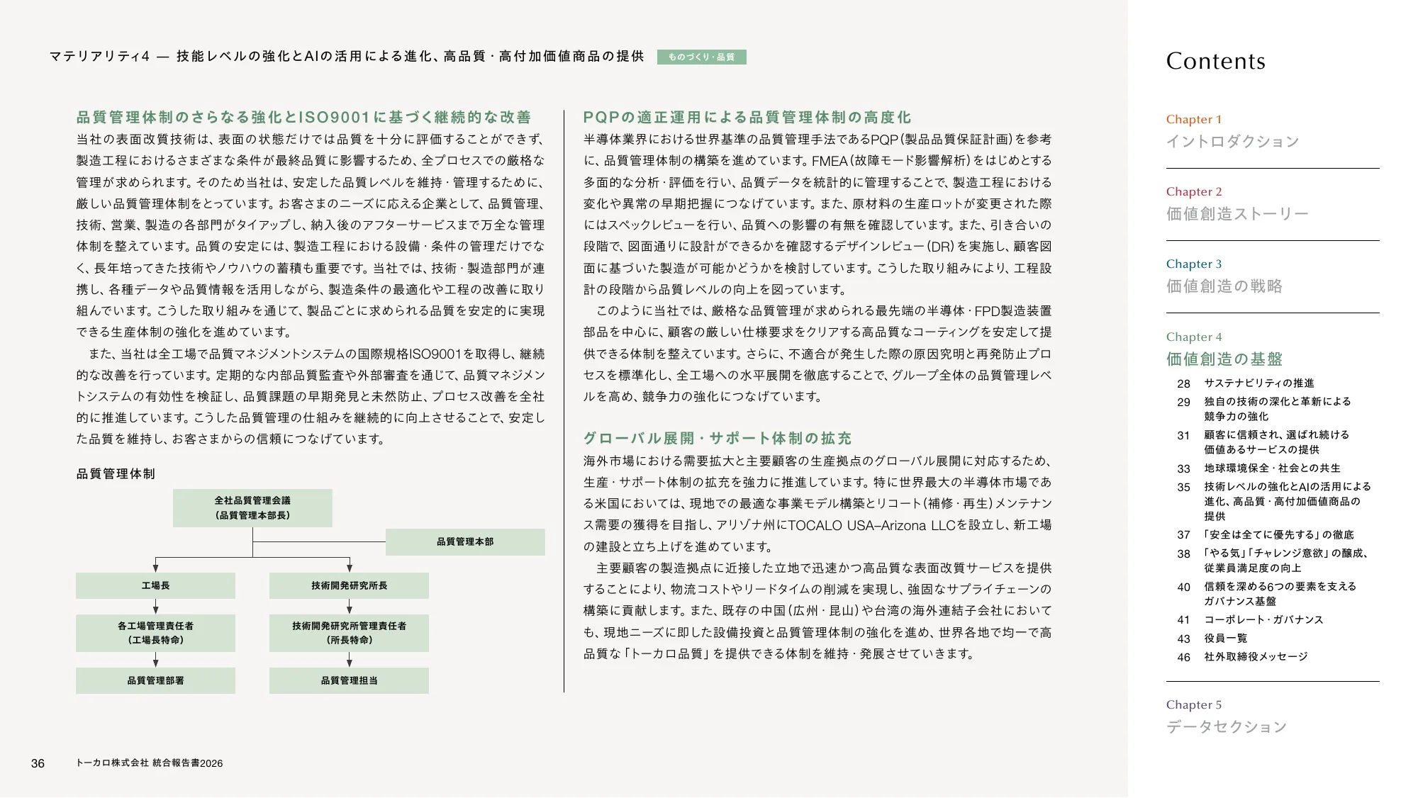 トーカロ 統合報告書2026