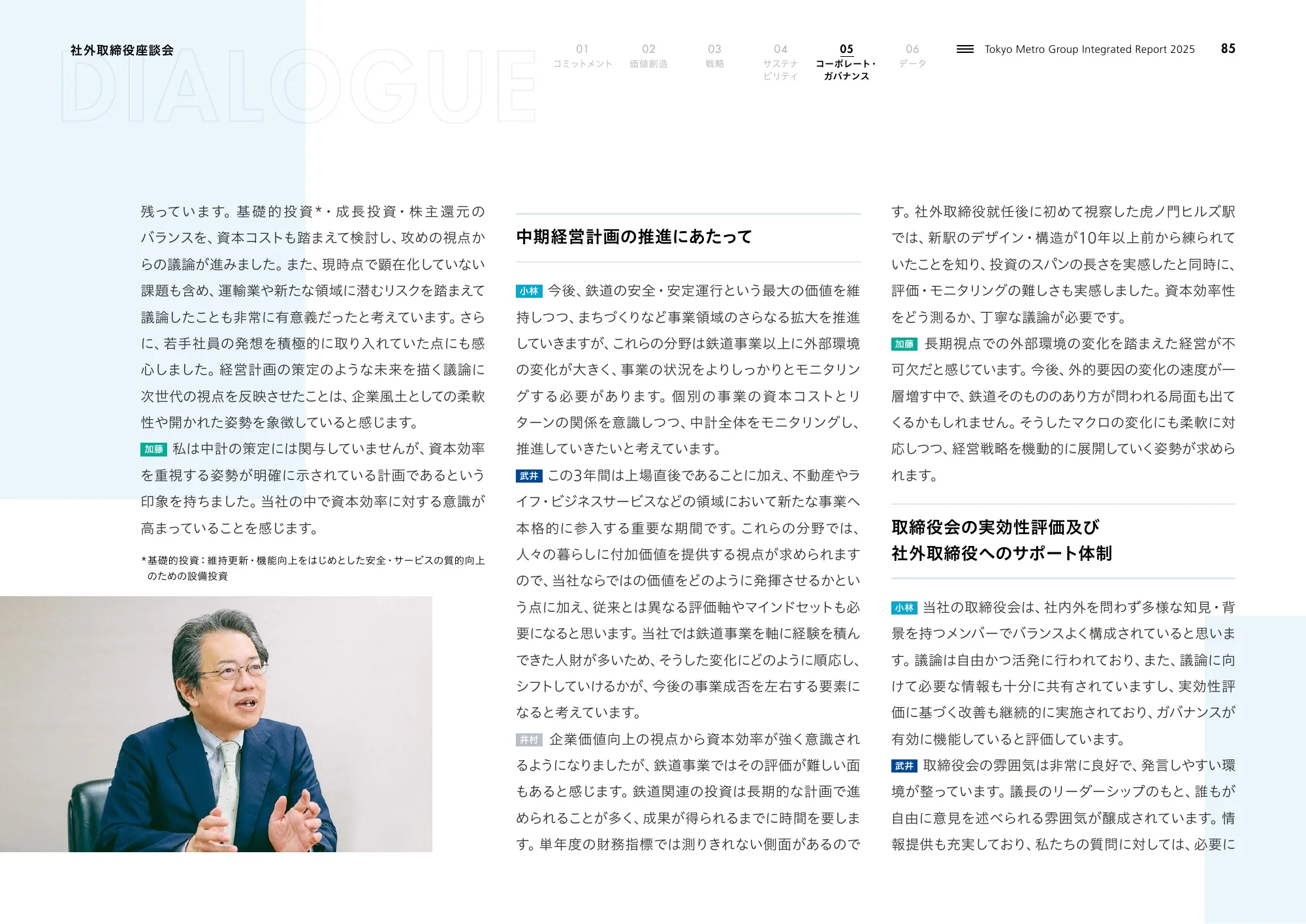 Tokyo Metro Group Integrated Report 2025