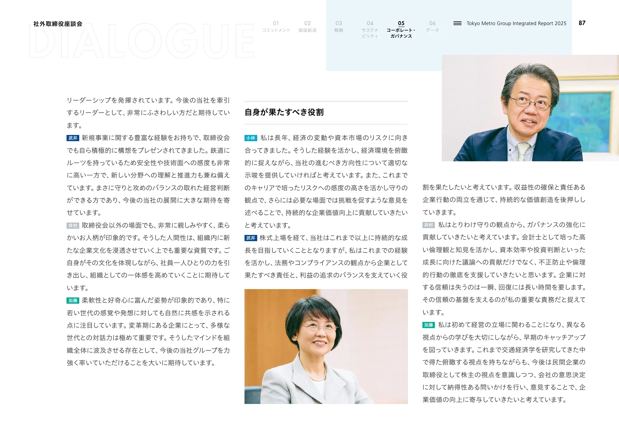 Tokyo Metro Group Integrated Report 2025