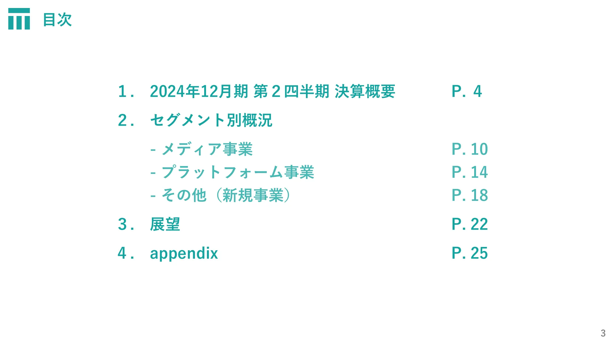 株式会社東京通信グループ2024年12月期第2四半期決算説明資料