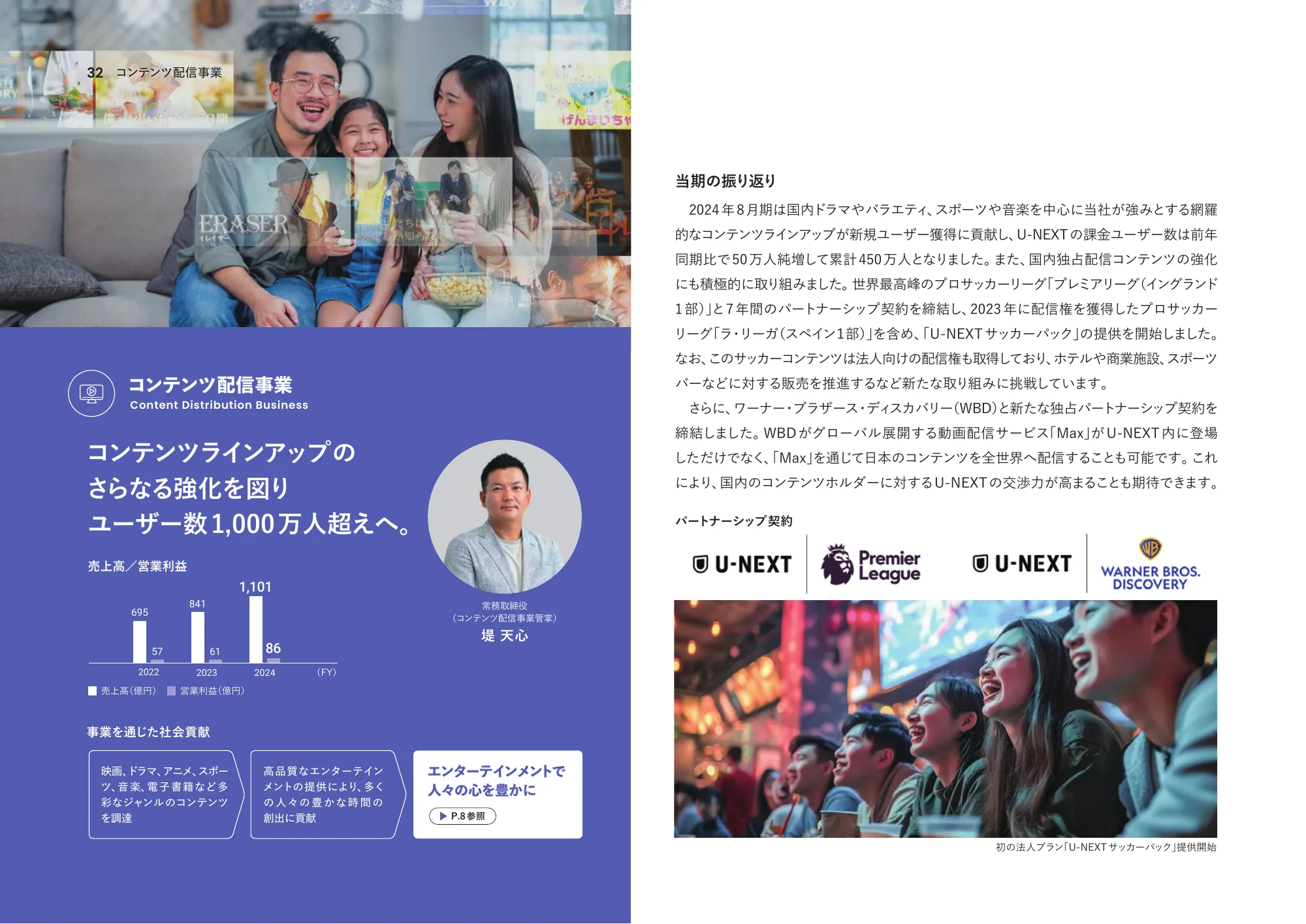 統合報告書2024｜株式会社U-NEXT HOLDINGS