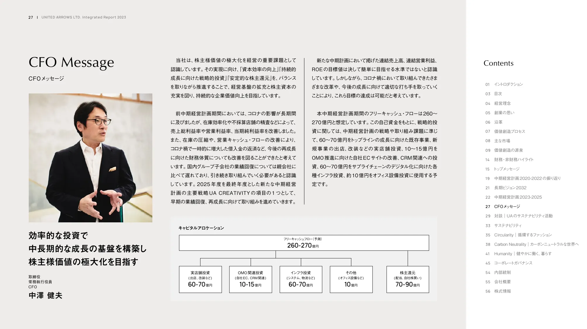 UNITED ARROWS LTD. Integrated Report 2023