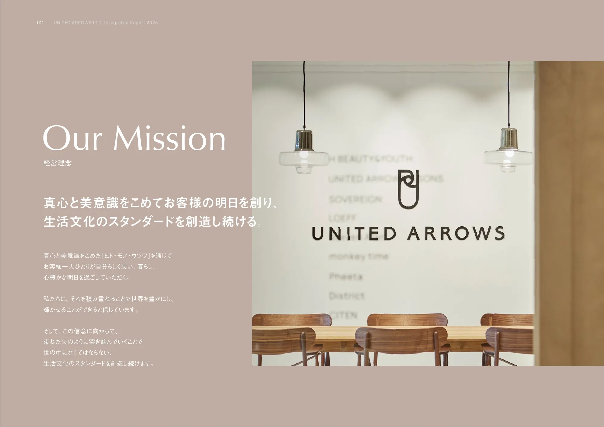 統合レポート2025｜株式会社ユナイテッドアローズ