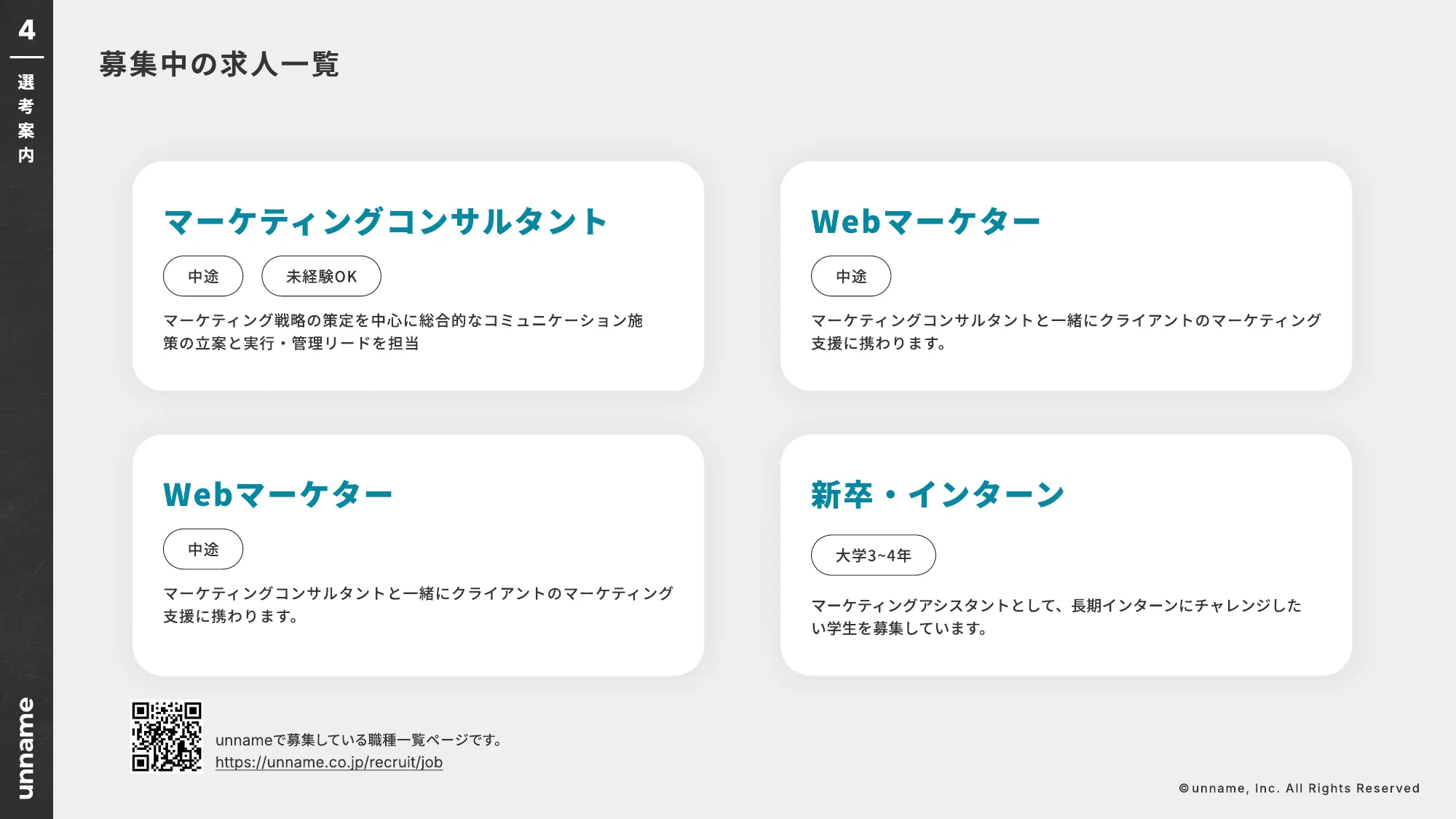 unname 会社概要資料